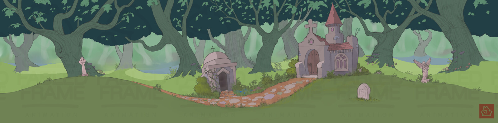Cemetery Game Background