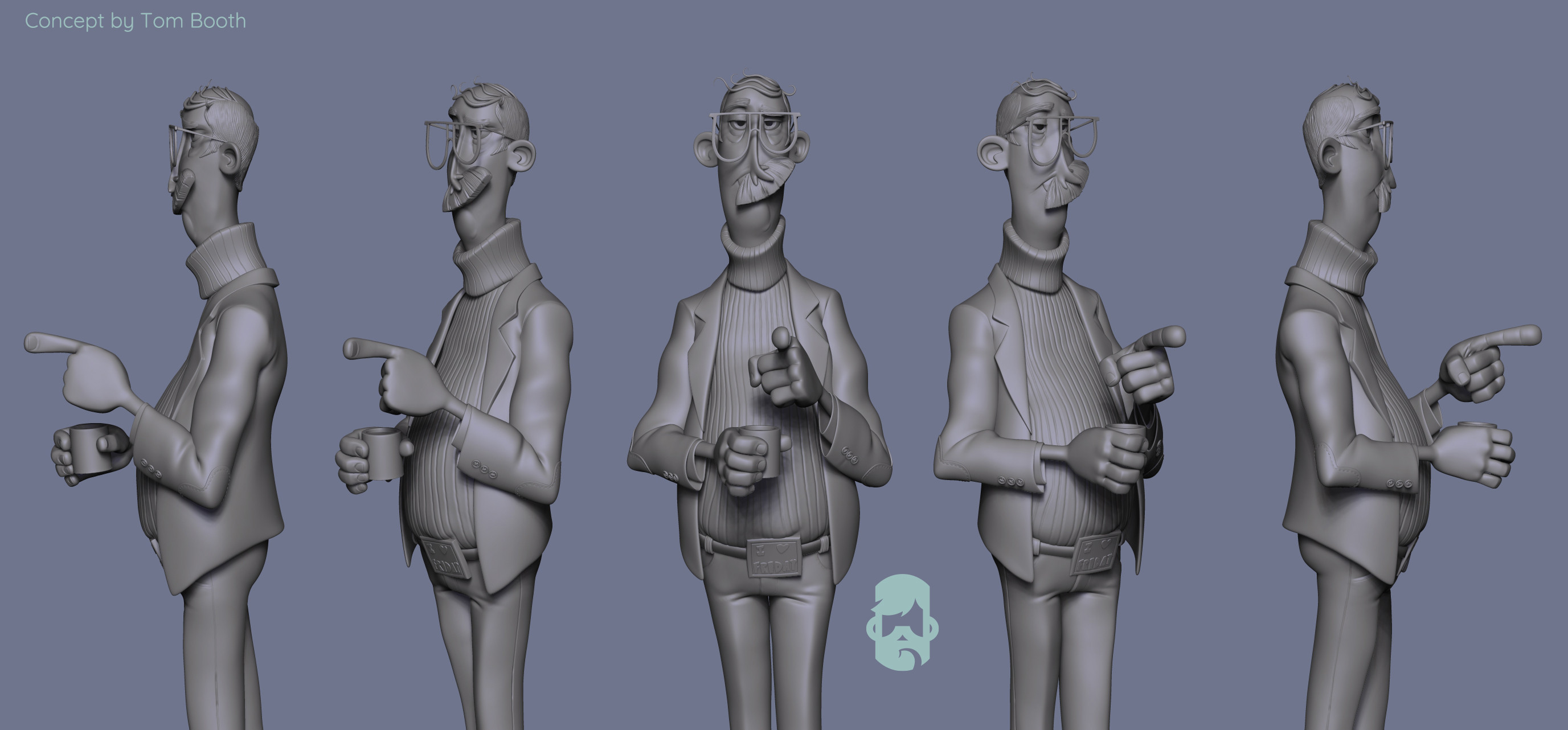 ZBrush Turn.