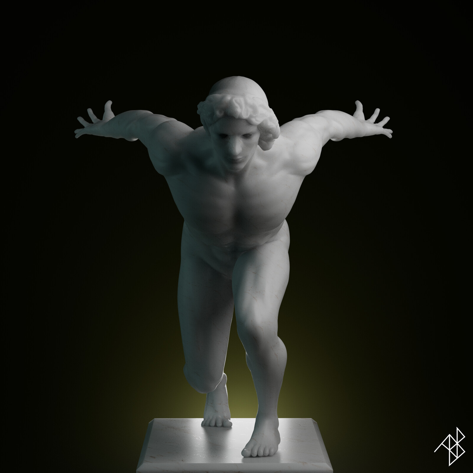 Elevating Anatomy: Sculpting Unconventional Poses - Helios