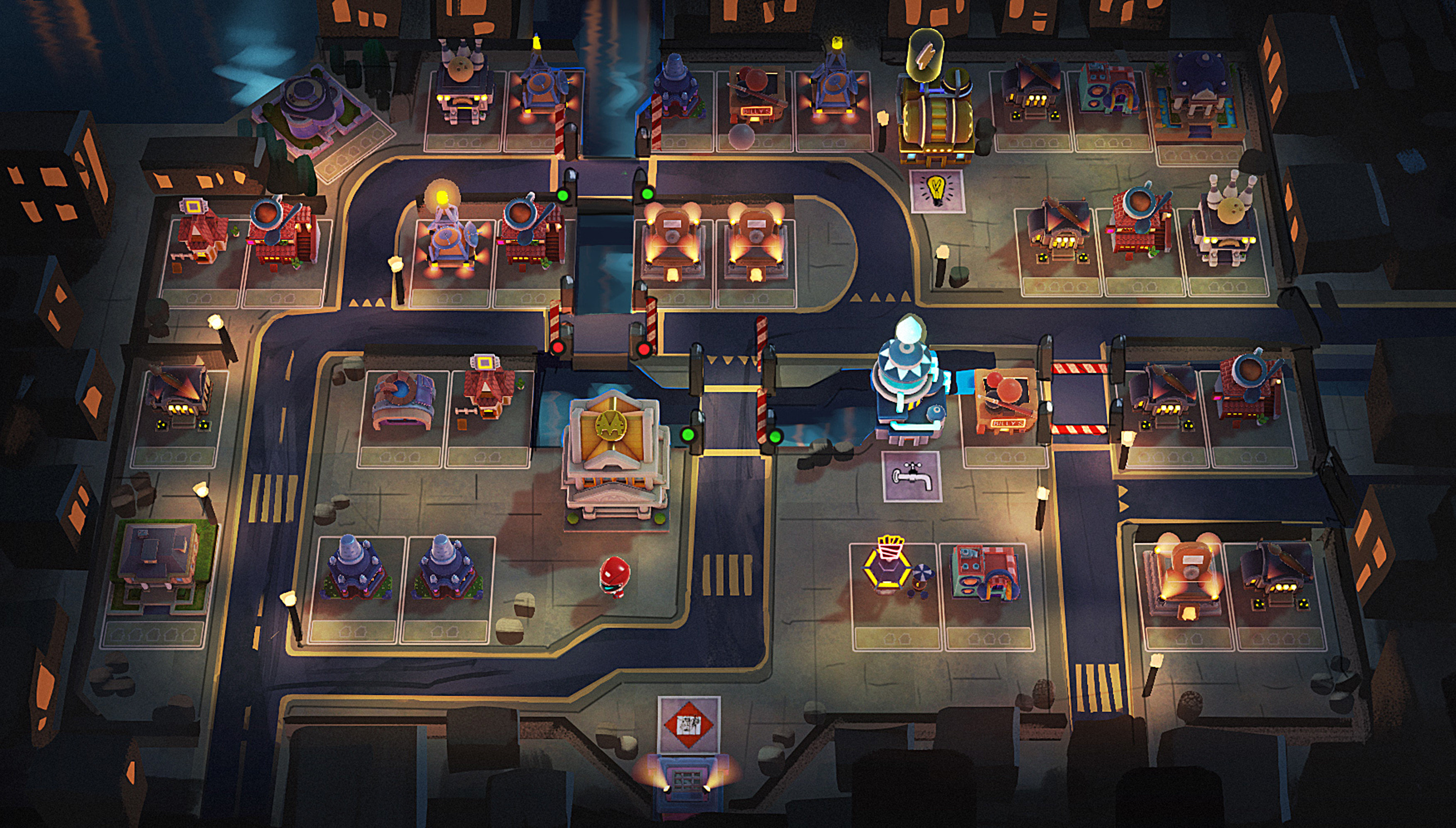 Paintover of a nightlife themed map