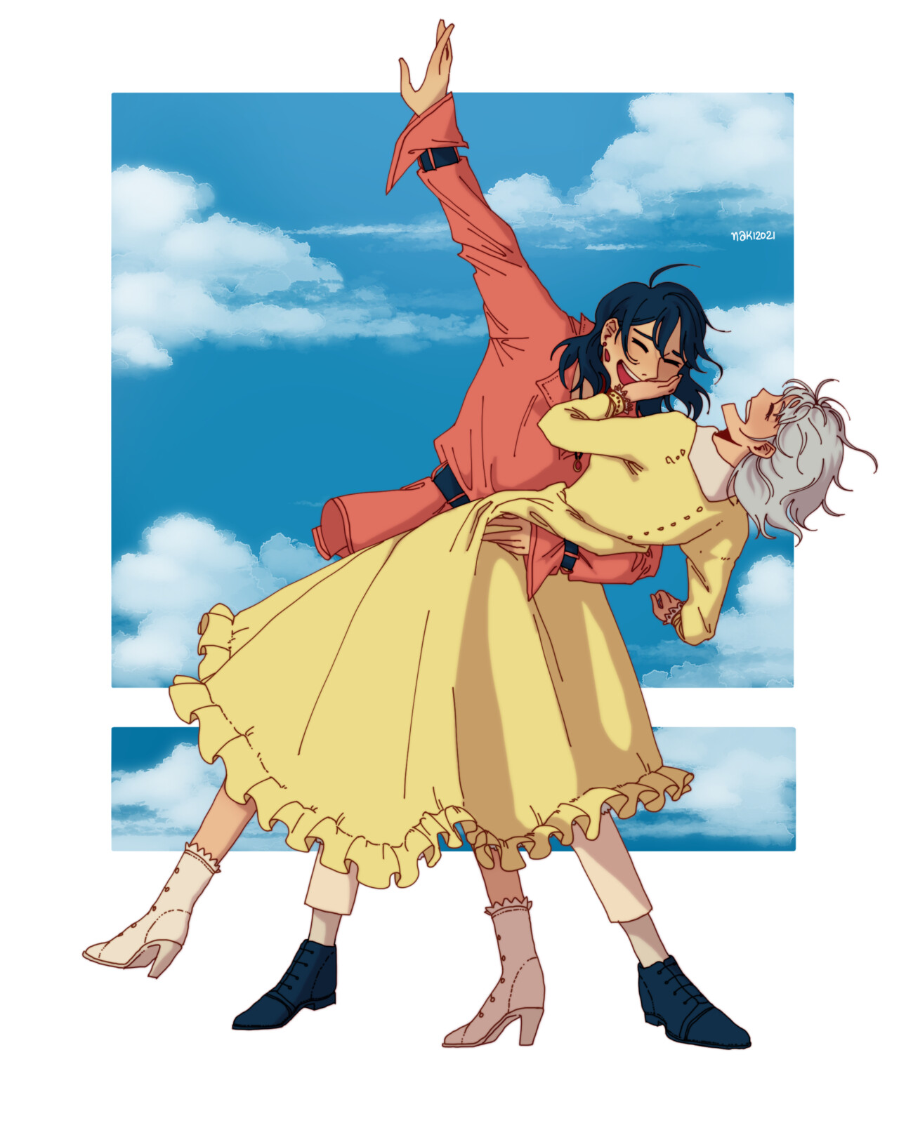 nakialli - [Howl's Moving Castle] dancing!