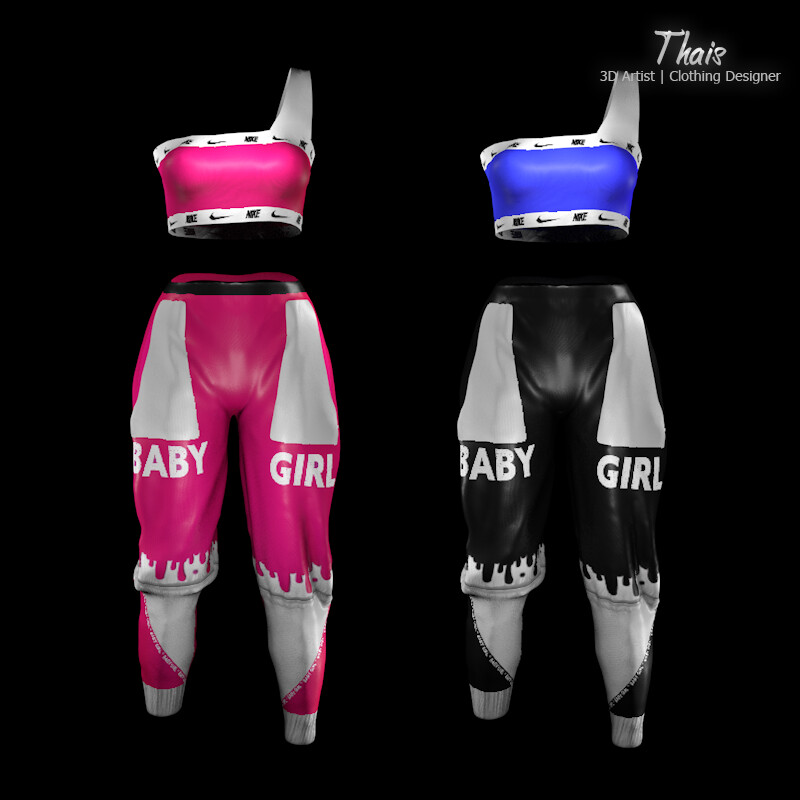 ArtStation - Trap Girl Outfit / for GTA FiveM