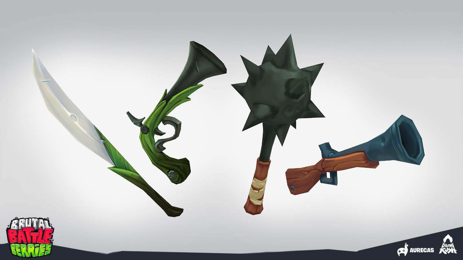 Meele and long range weapons