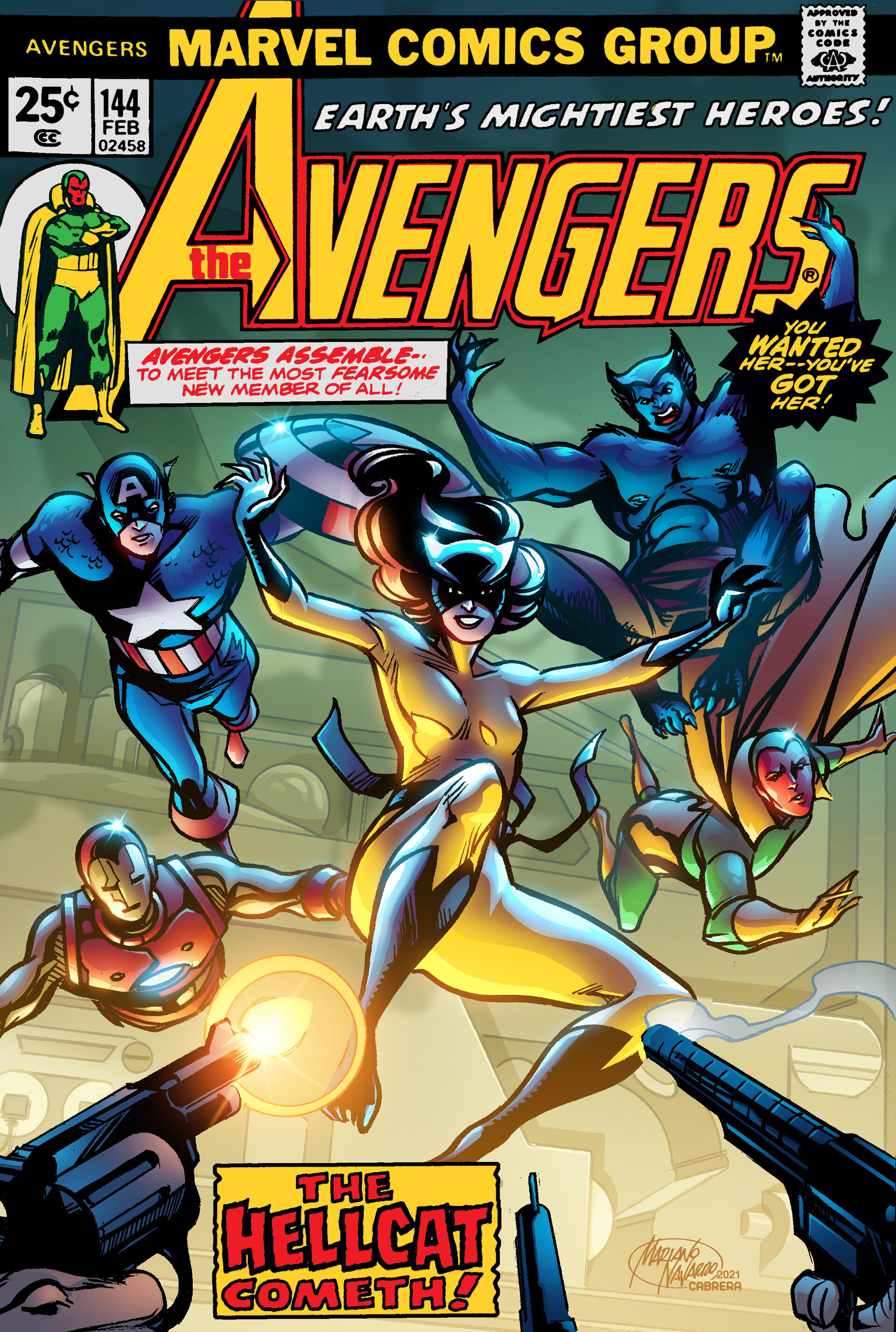 ArtStation Hellcat anniversary Comic color remake