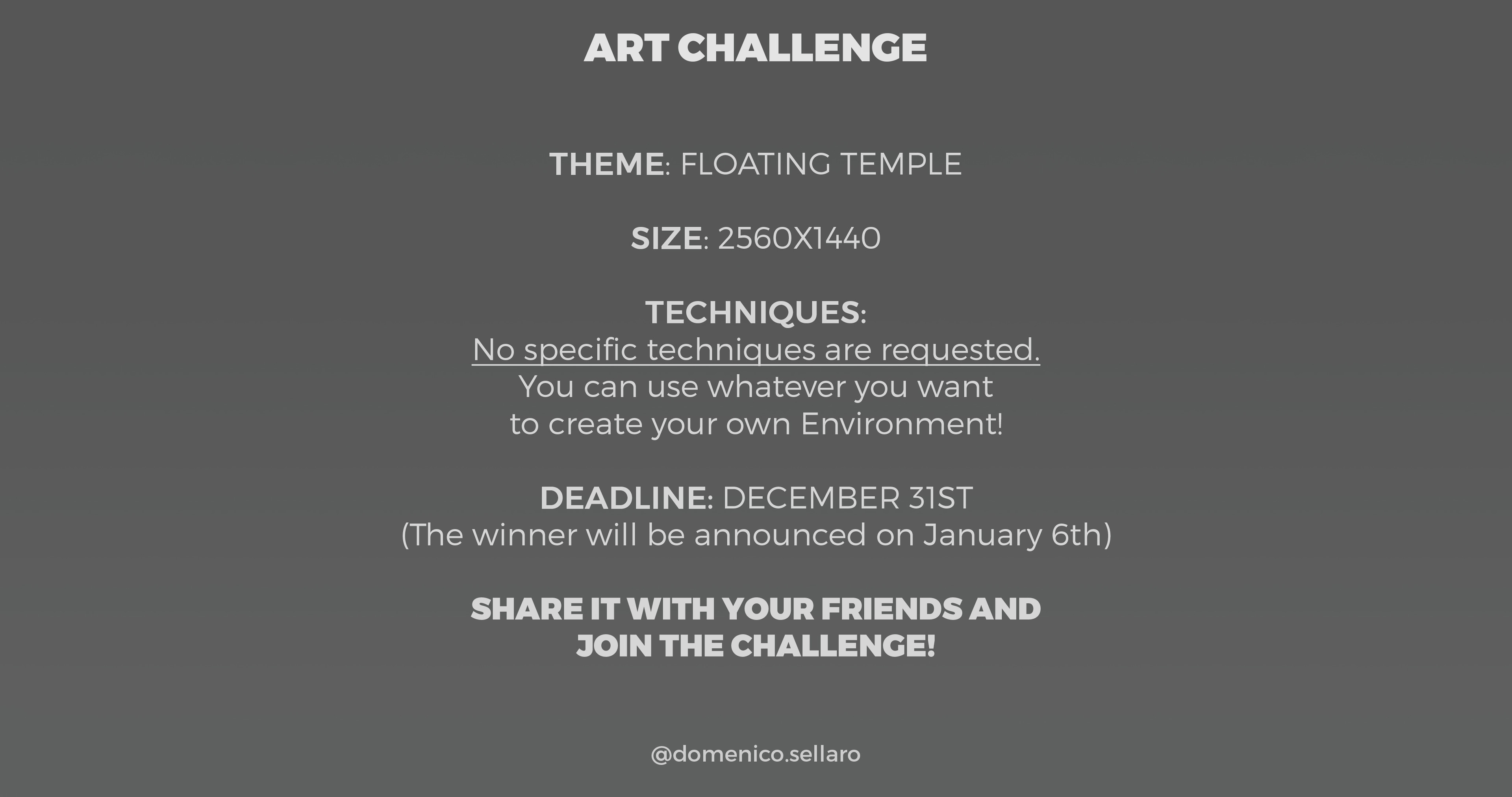 Art Challenge rules