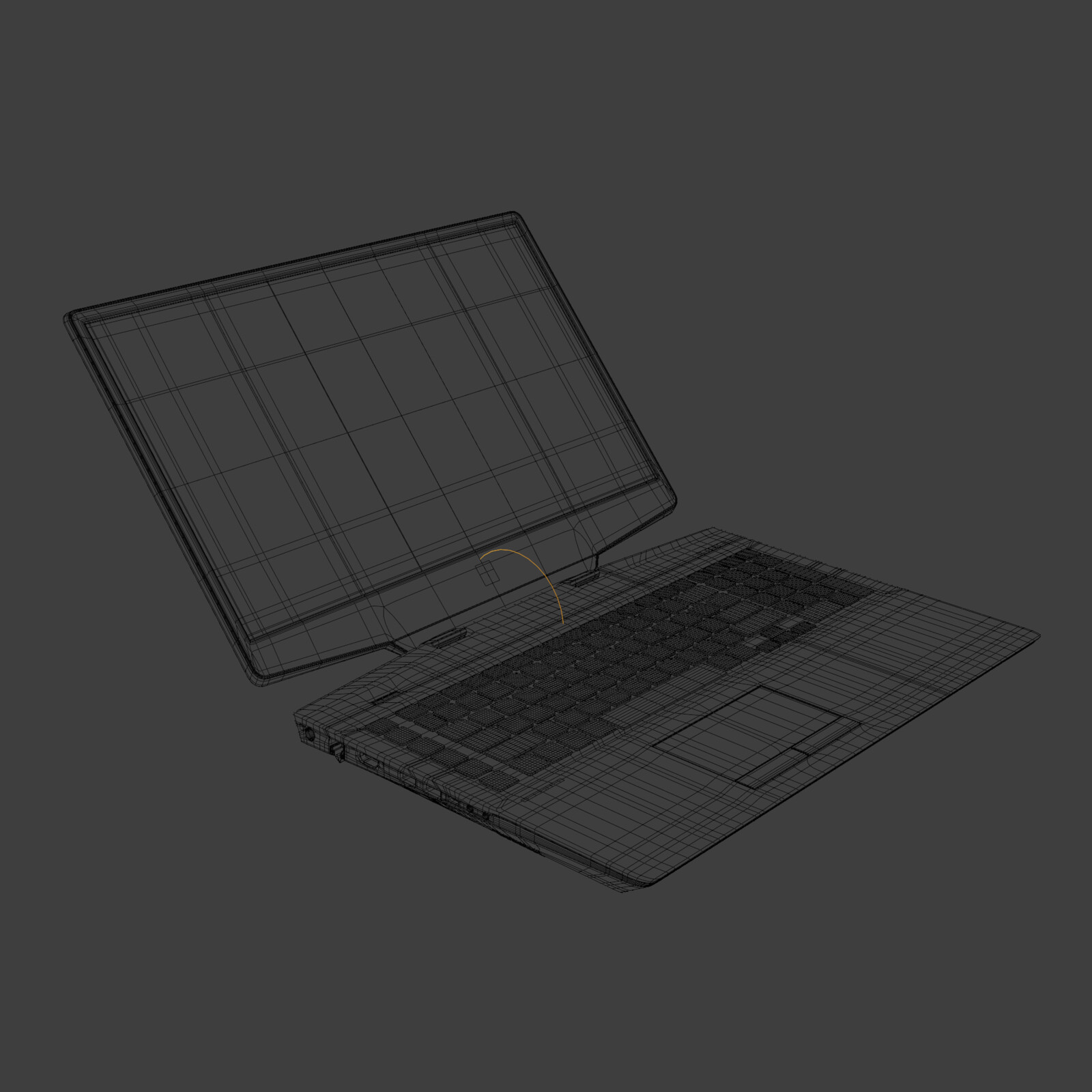 Main Wireframe Angle + Helper for Rig with constraints