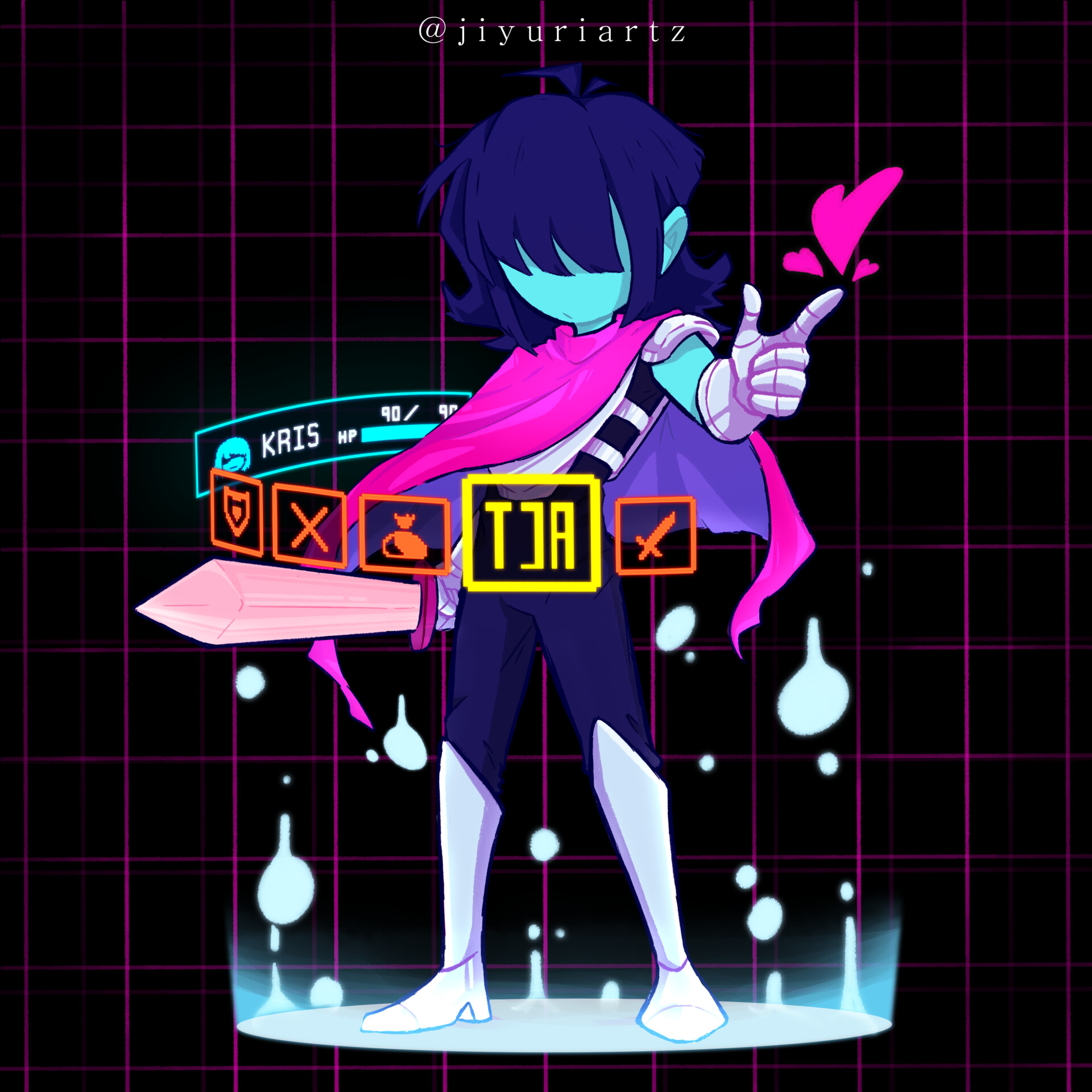 ArtStation - KRIS (DELTARUNE)