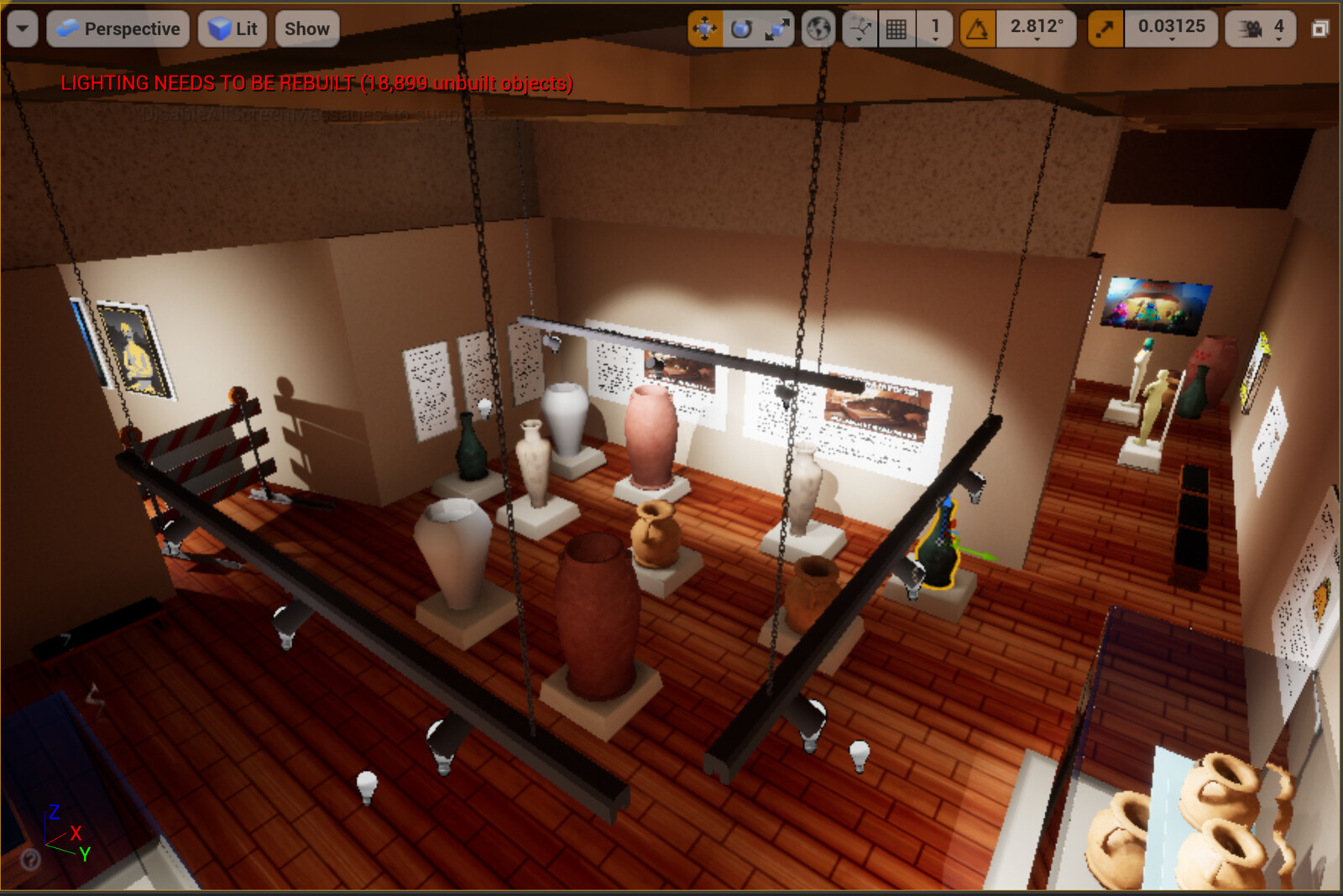 Another example of lighting and lighting fixtures. 