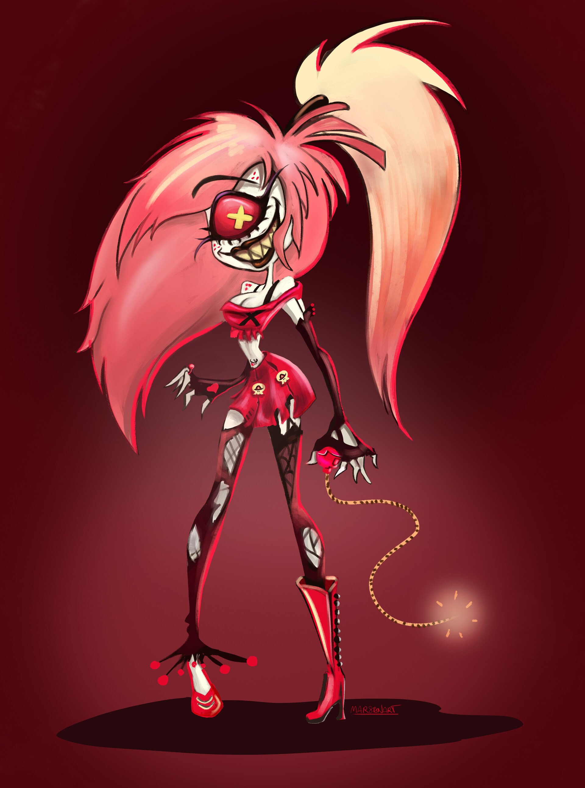 ArtStation Cherri Bomb Hazbin Hotel