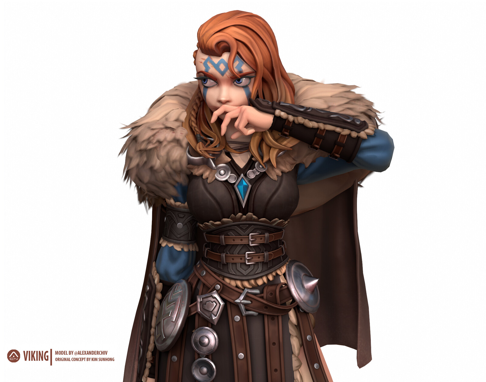 Marmoset Render Close