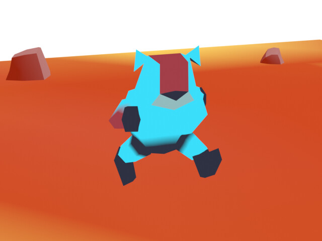 Final Low poly version of Dog