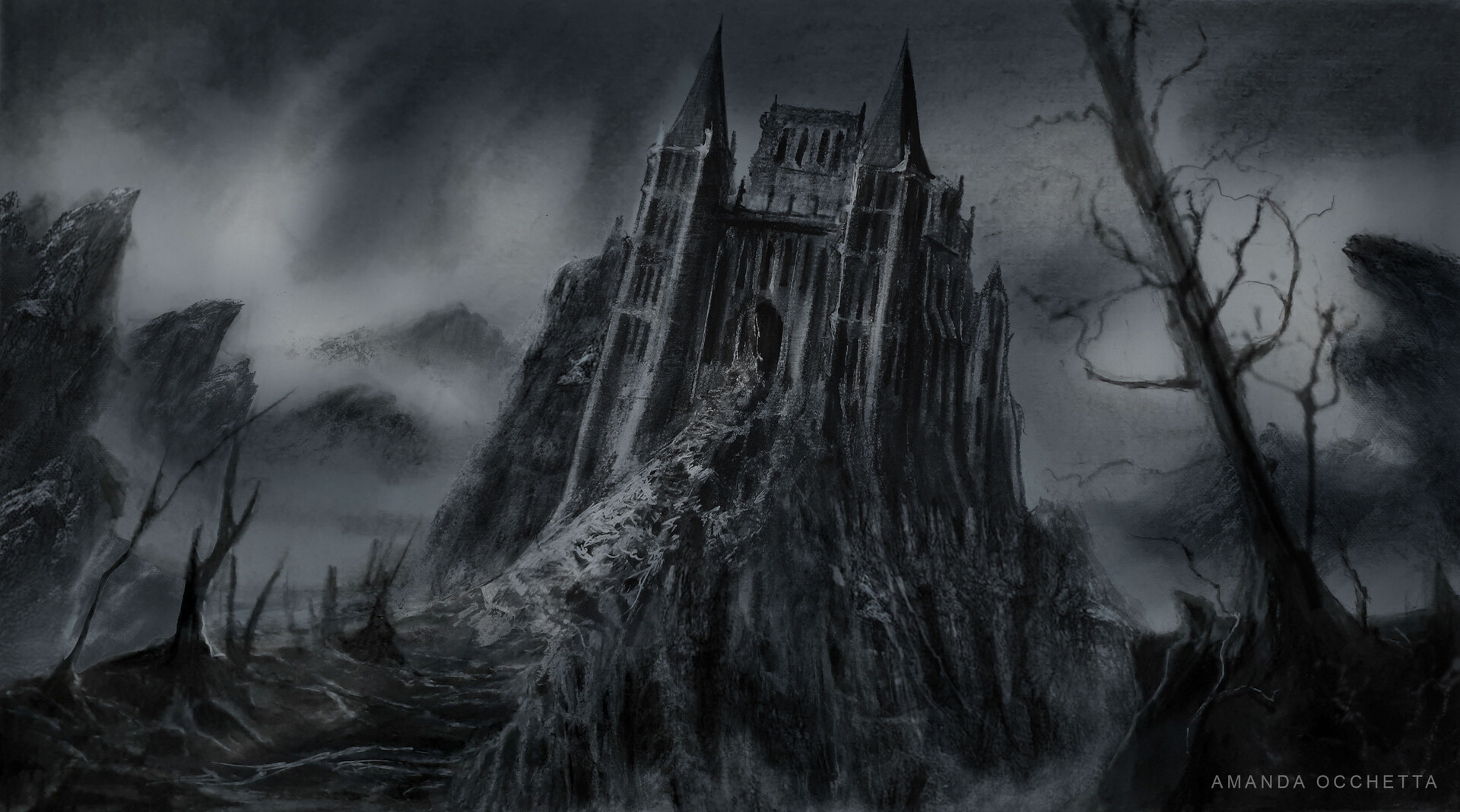ArtStation - Dracula's castle