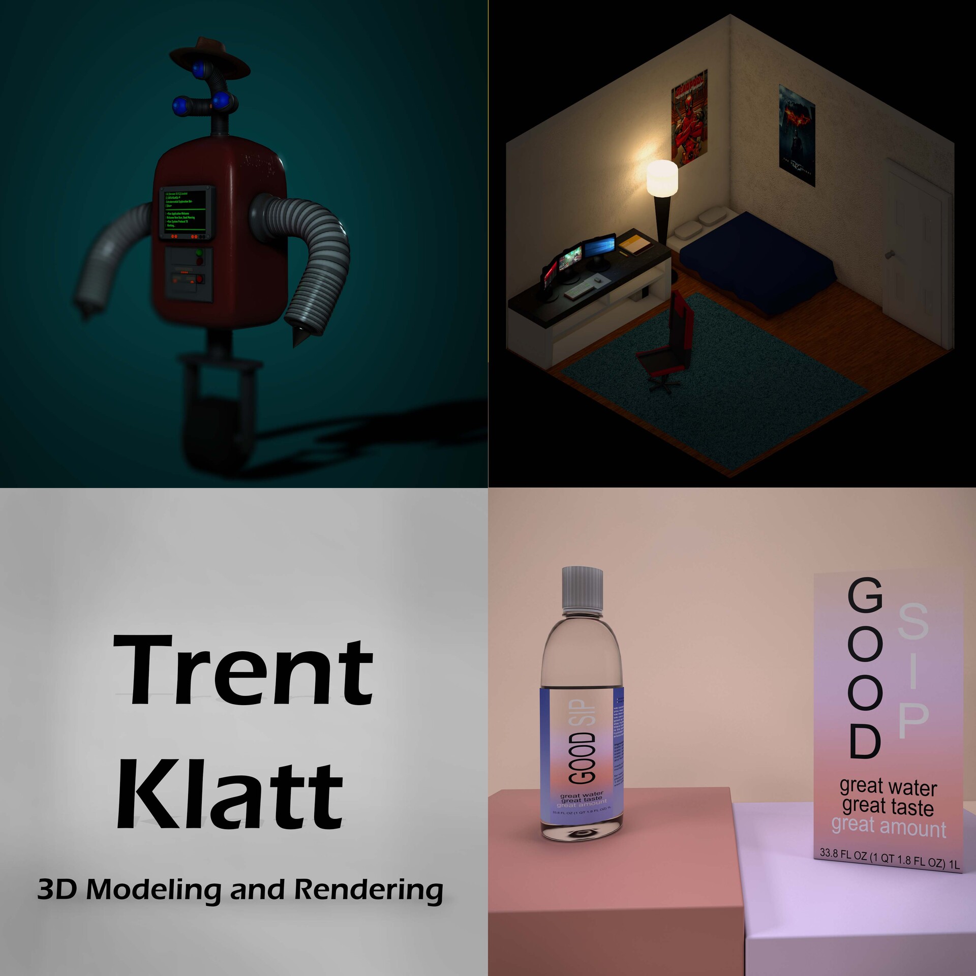 Trent Klatt Tear Sheet Fall 2021 3D Modeling and Rendering
