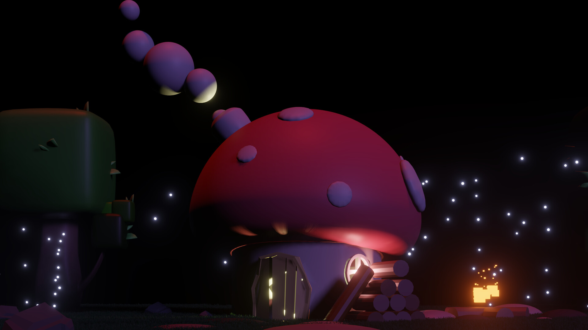 ArtStation - Mushroom House