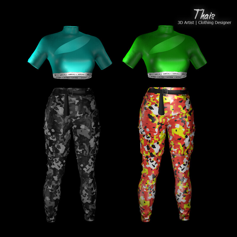 ArtStation - Cargo Girl Outfit / for GTA FiveM
