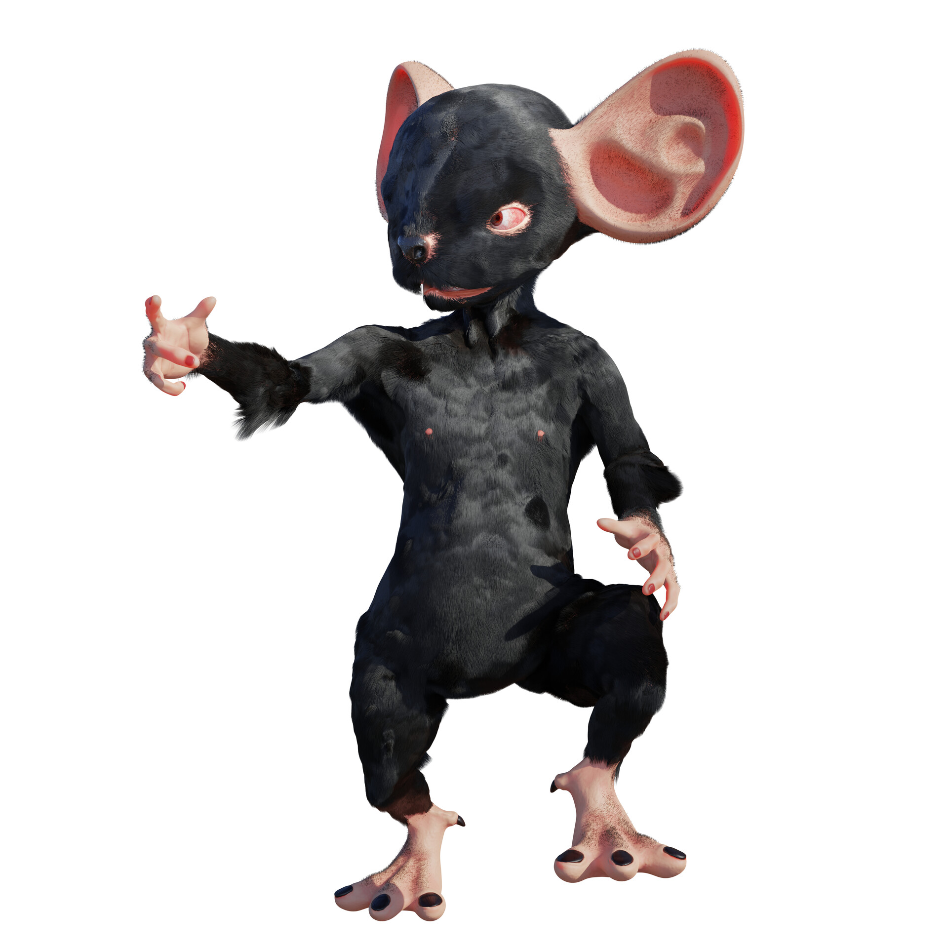 ArtStation - Rat man finished character