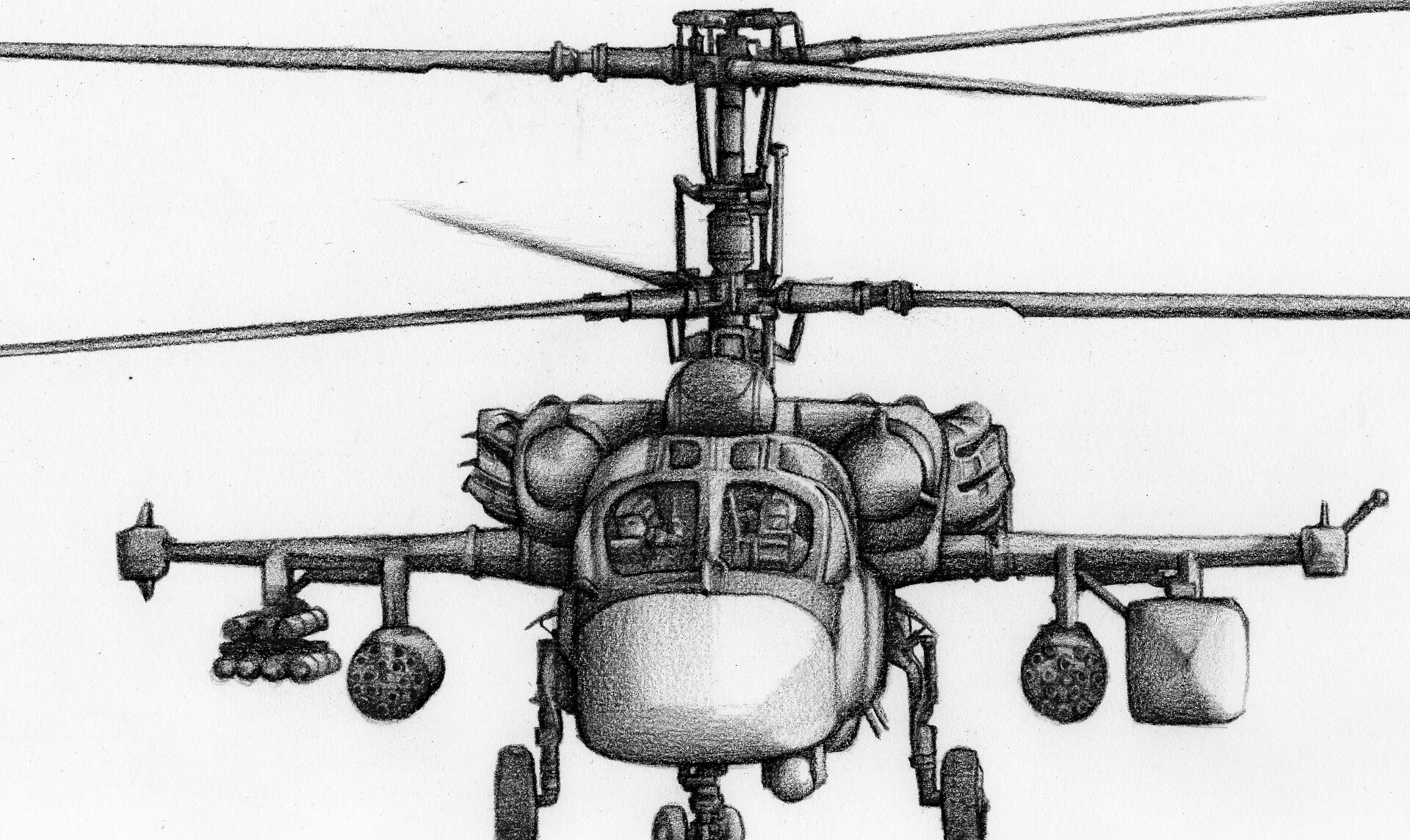 ArtStation Ka 52 drawing