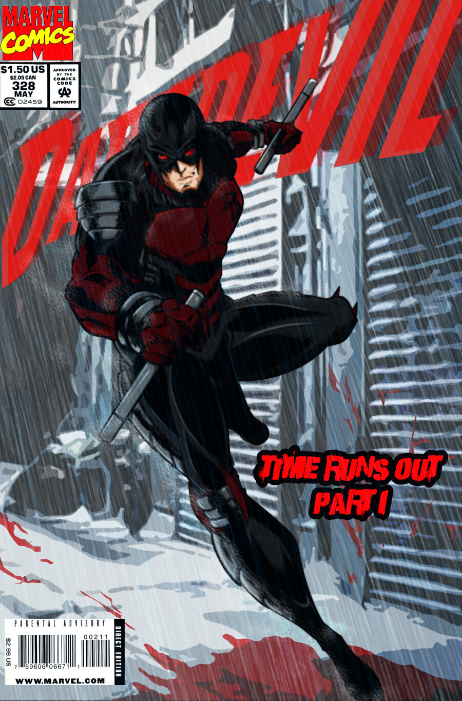 ArtStation - Daredevil Cover Mock Up