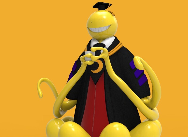 ArtStation - KOROSENSEI DEL ANIME ASSASSINATION CLASSROOM - ANSATSU