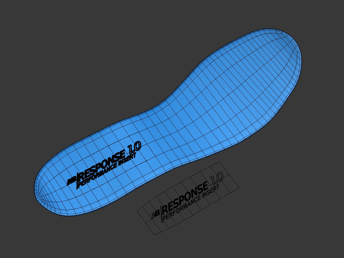 Decal on insole