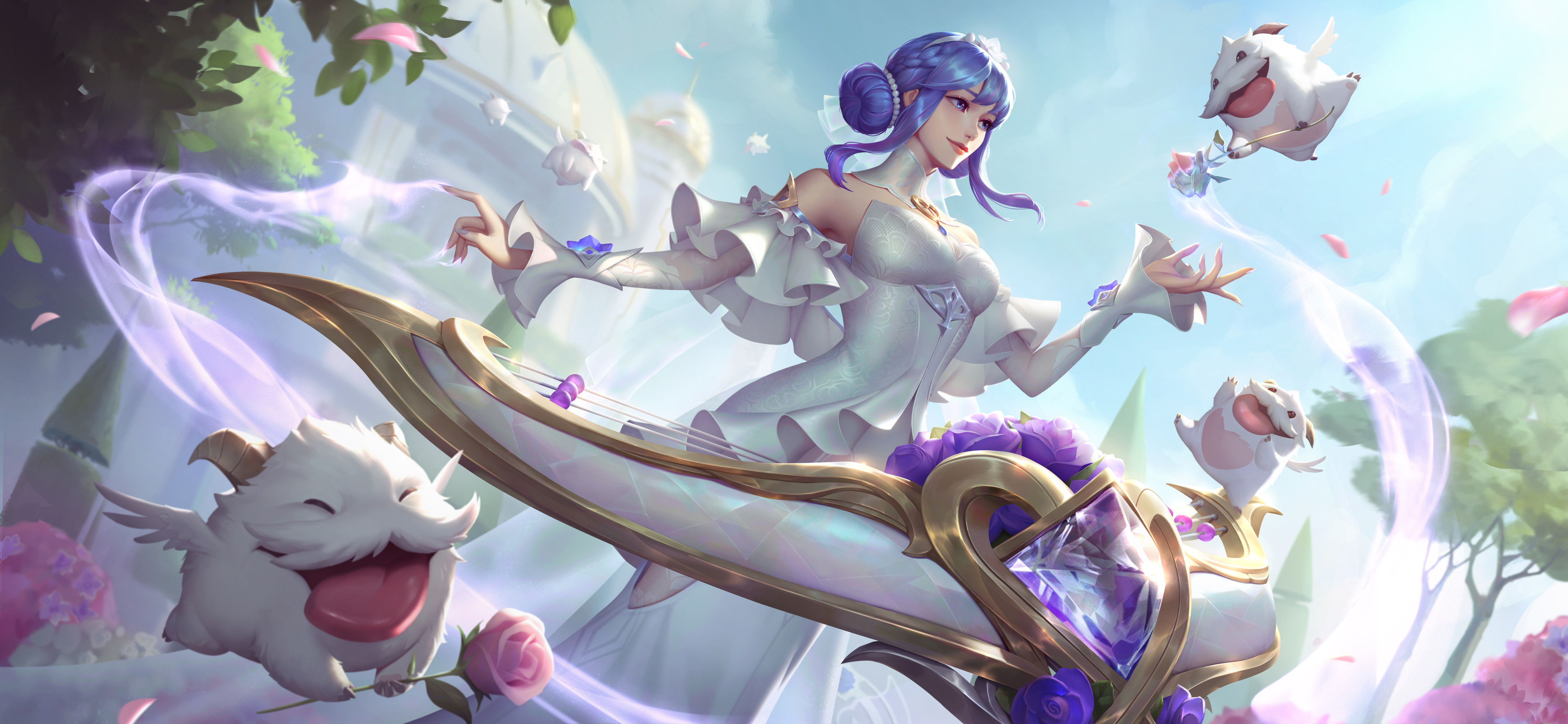 League of Legends Sona - Etsy Singapore, image size:3840x1773
