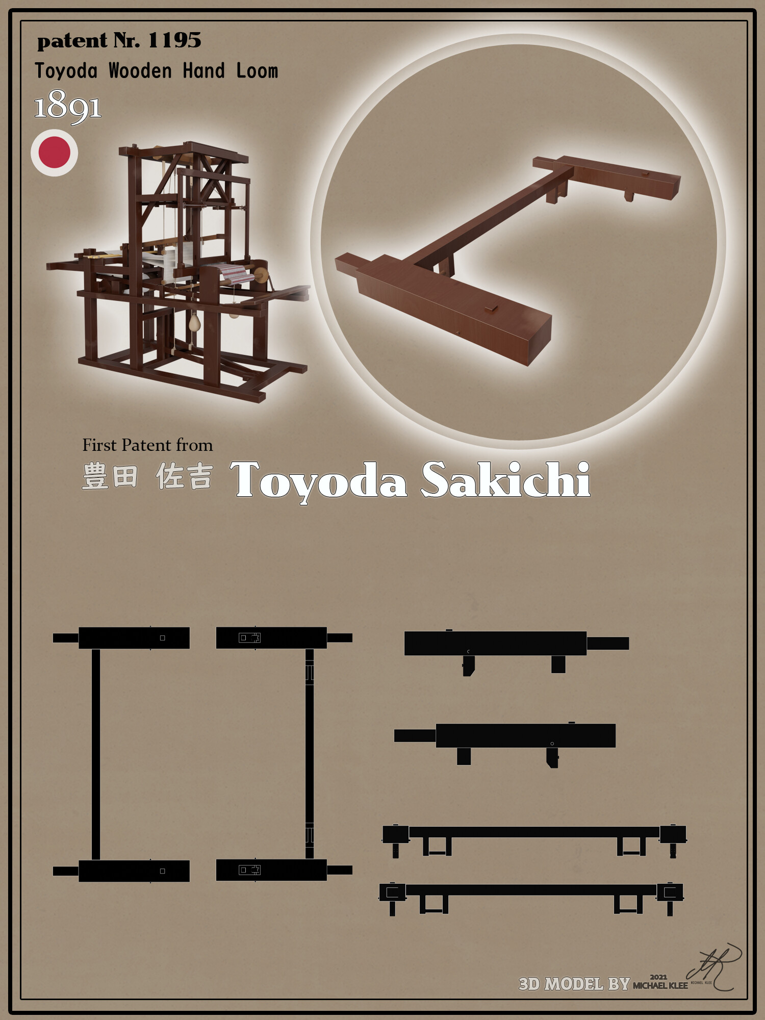Michael Klee - Toyoda Sakichi 豊田 佐吉 - The first Toyota
