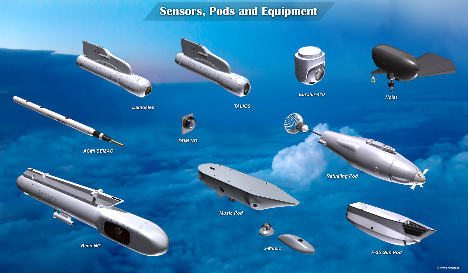 Sensors, Pods and Equipment

All models you can find here - 
https://www.cgtrader.com/akelafreedom

Hi resolution here -
https://drive.google.com/file/d/1gOxHiY0RL4EUYTIf8lr_tyEZCRVzVFsl/view?usp=sharing