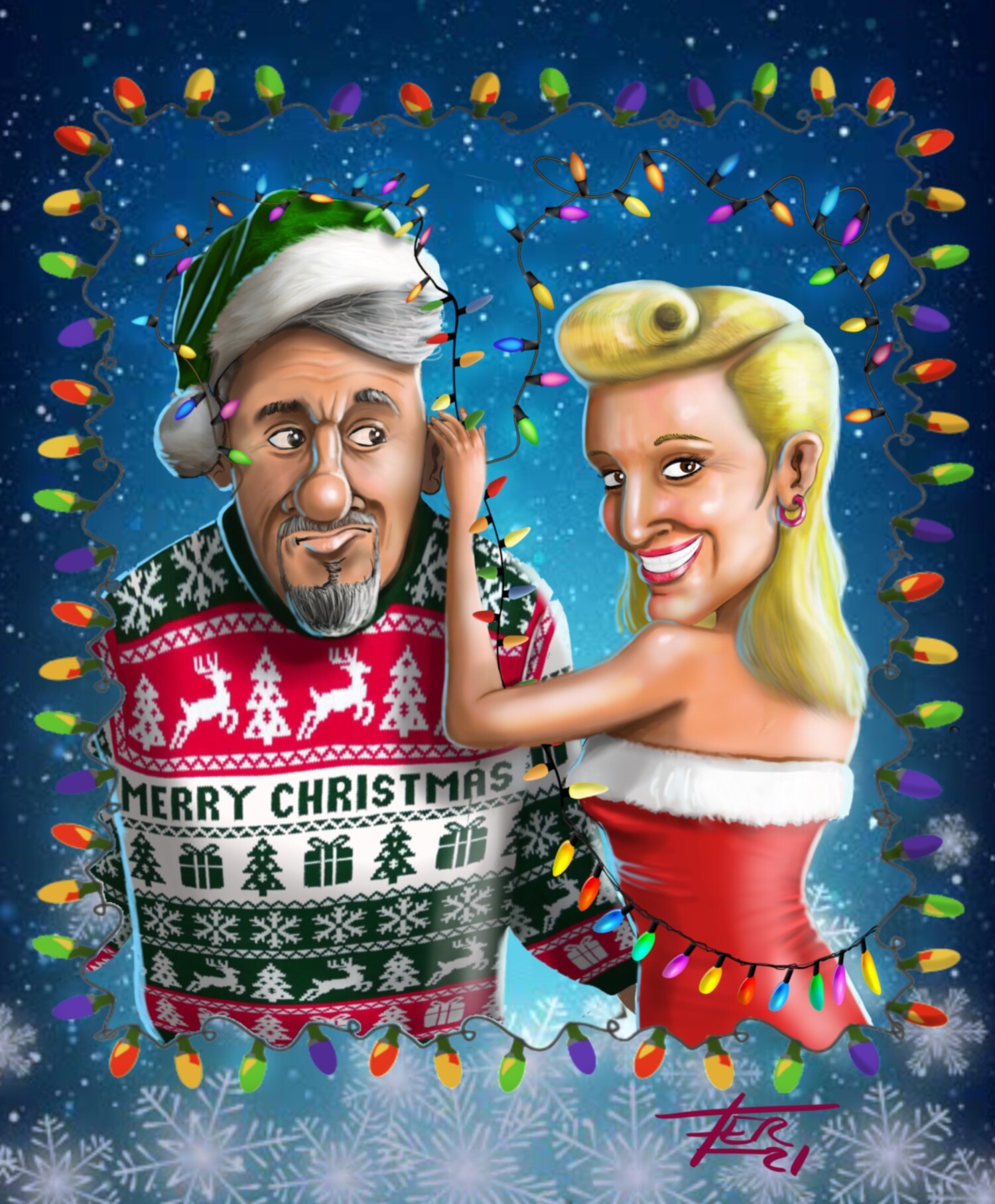 ArtStation My Christmas card 2021