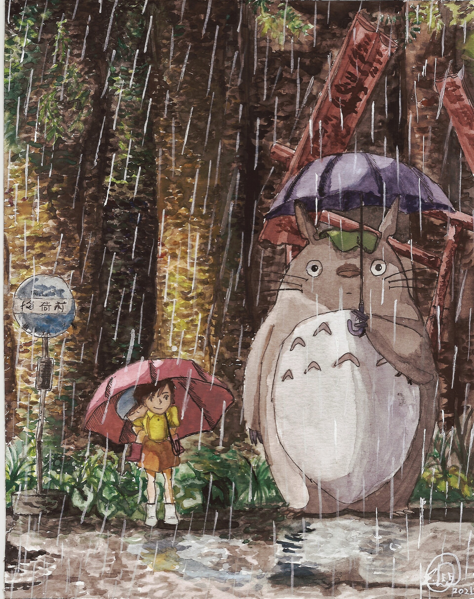 ArtStation - Totoro art cover