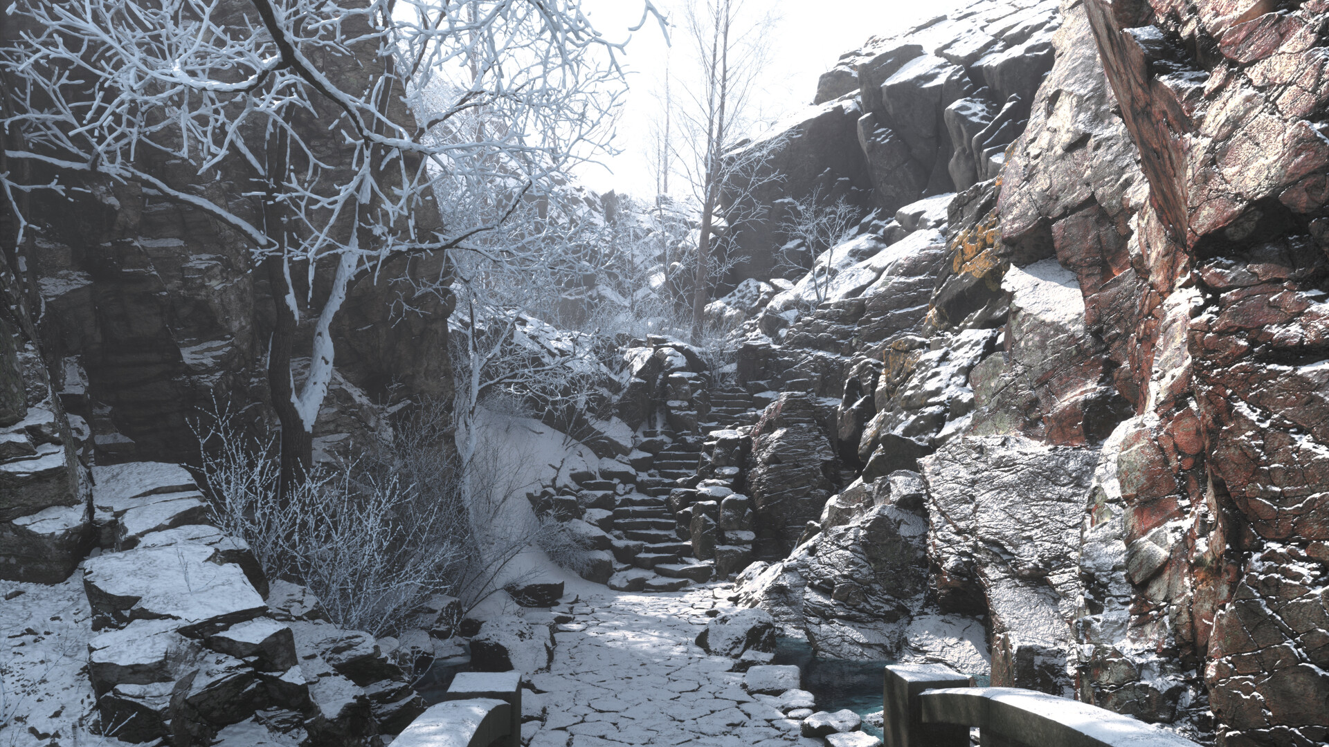 ArtStation - A Winter Path