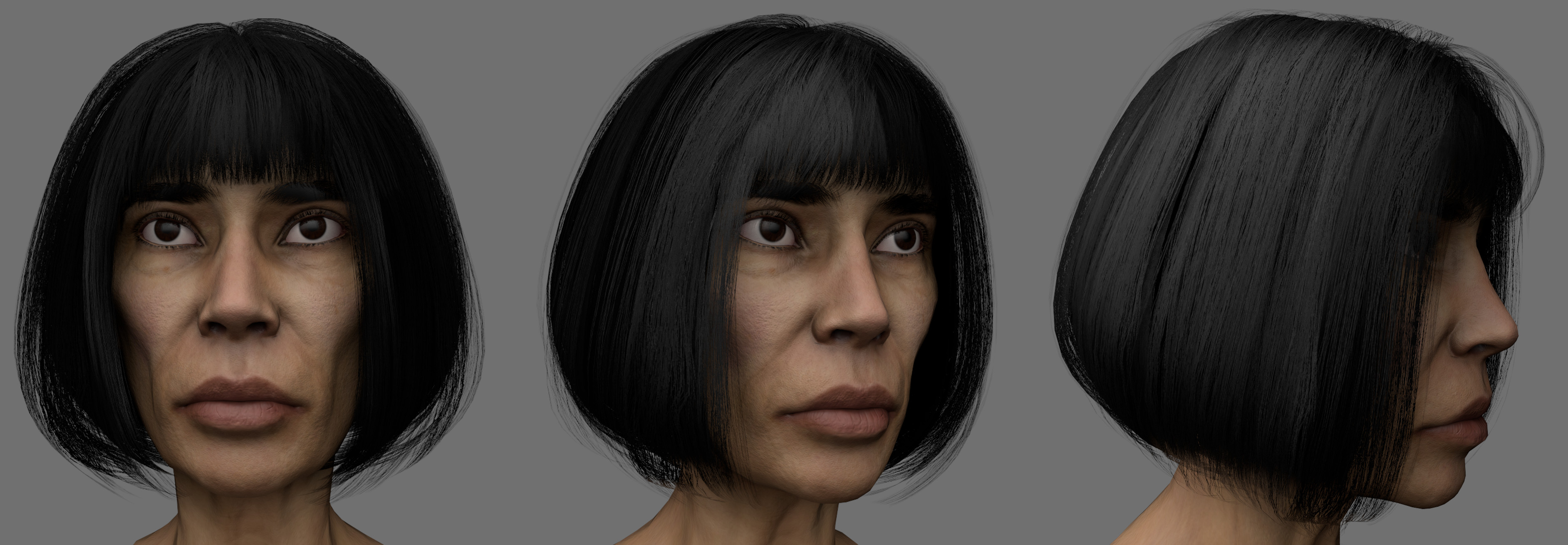 Substance Painter Haircards Render