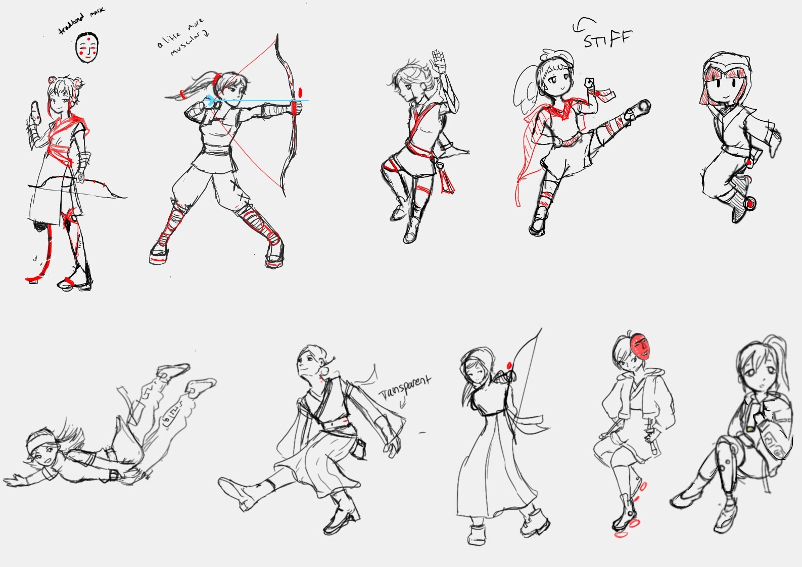 Red Riding Hood sketches
