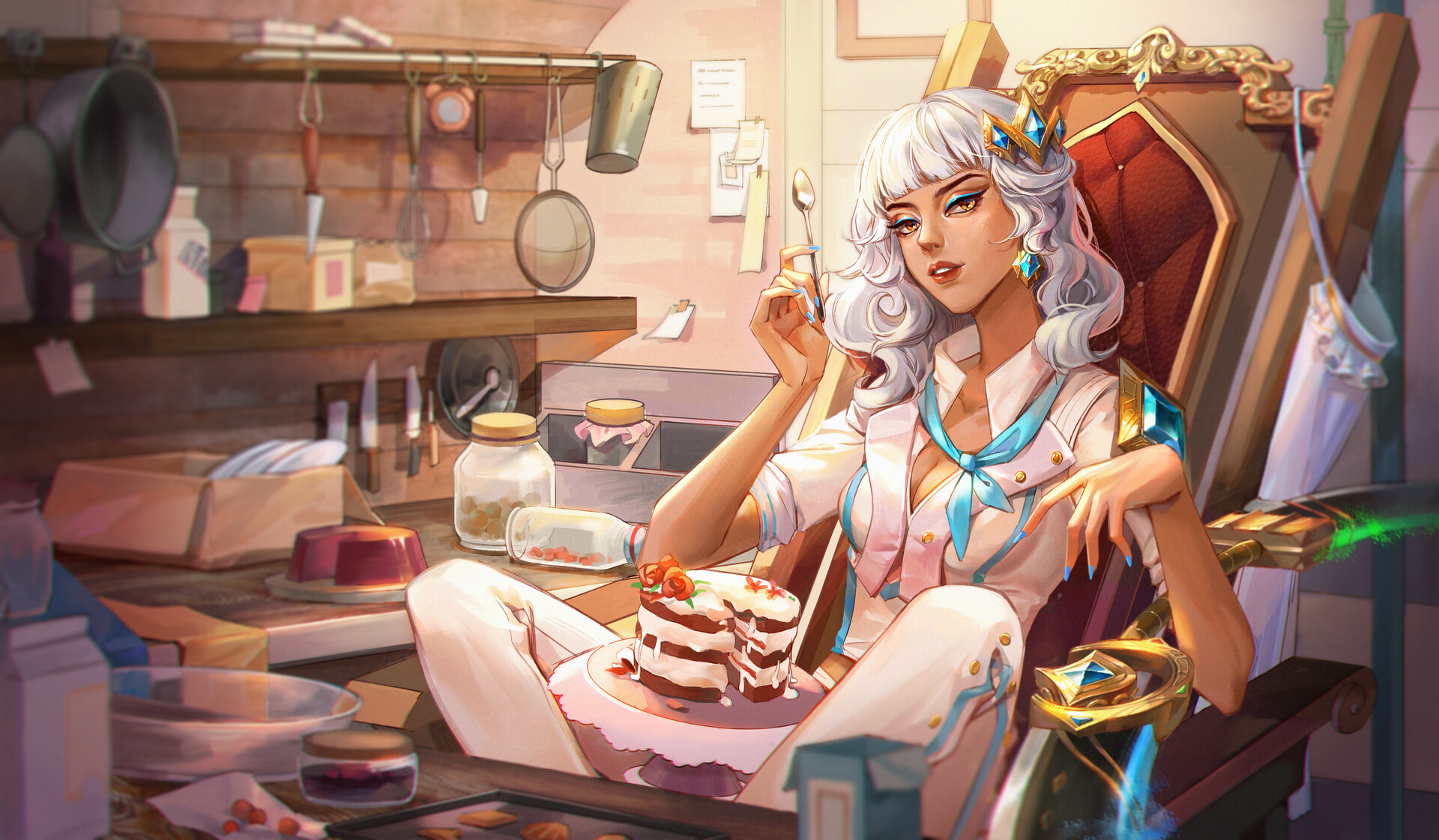 ArtStation - LOL Qiyana-Havoc in the kitchen