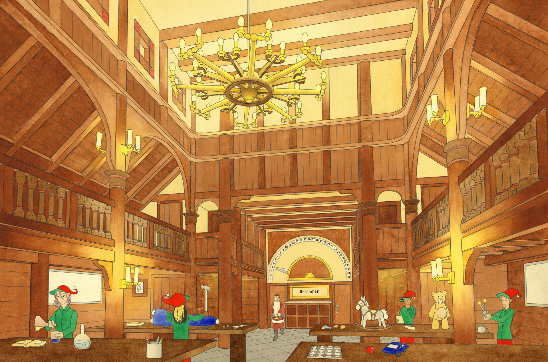 ArtStation - Santa's Workshop