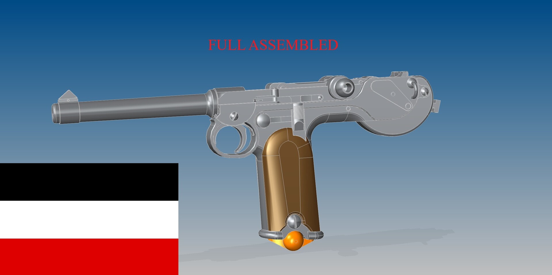 File:Borchardt Semi-Automatic Pistol, Germany, 1894 Glenbow, 50% OFF