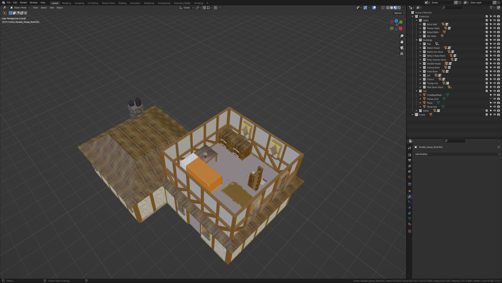Port Sarim Double House (Top View)
