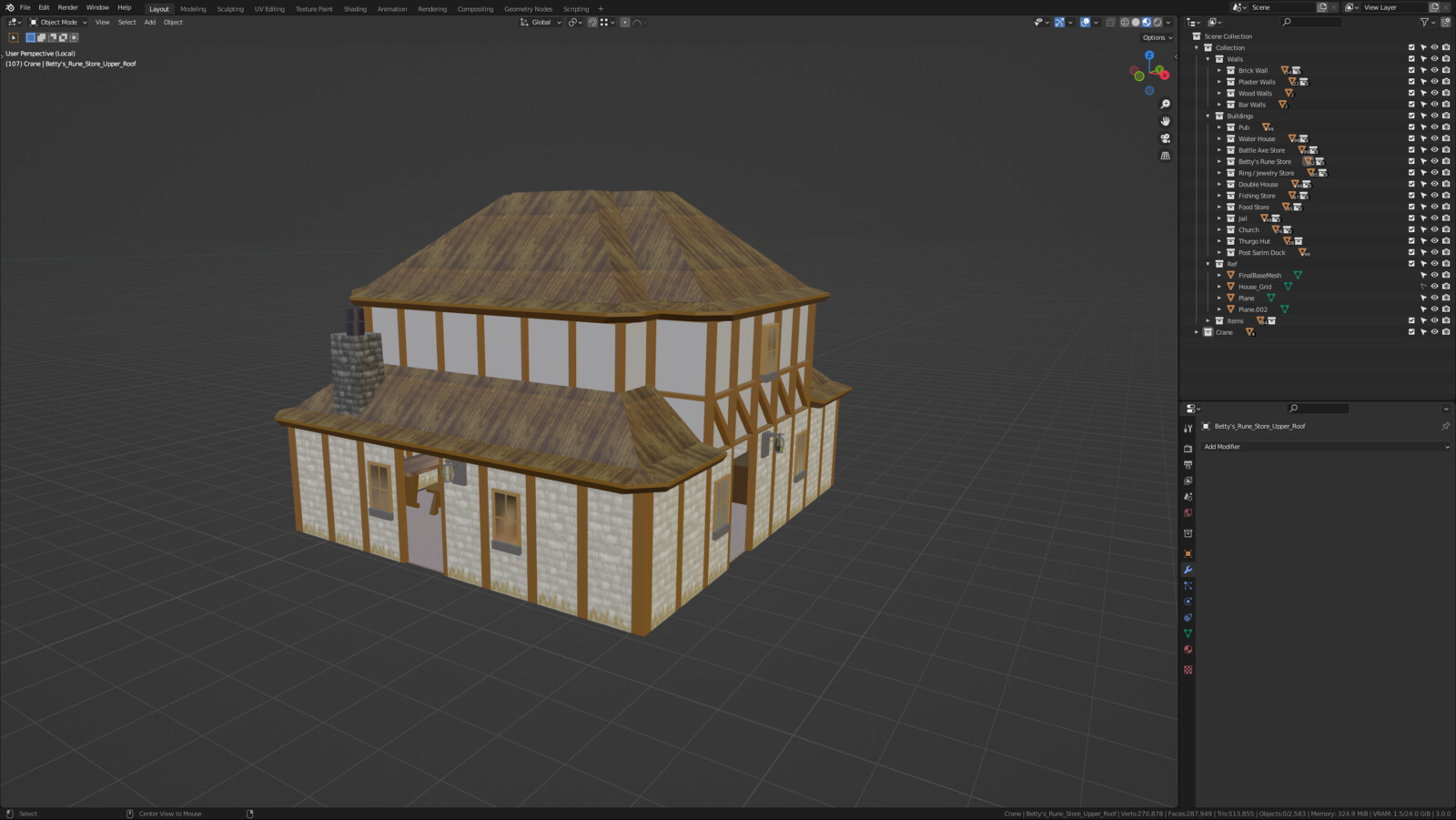 Port Sarim Axe Store (Front View)
