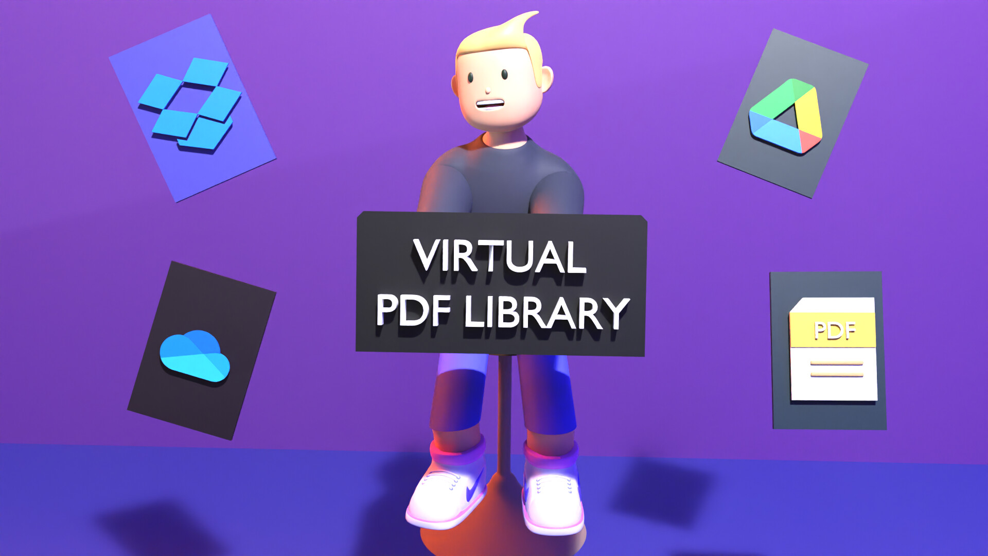 Virtual PDF Library Demo GIF