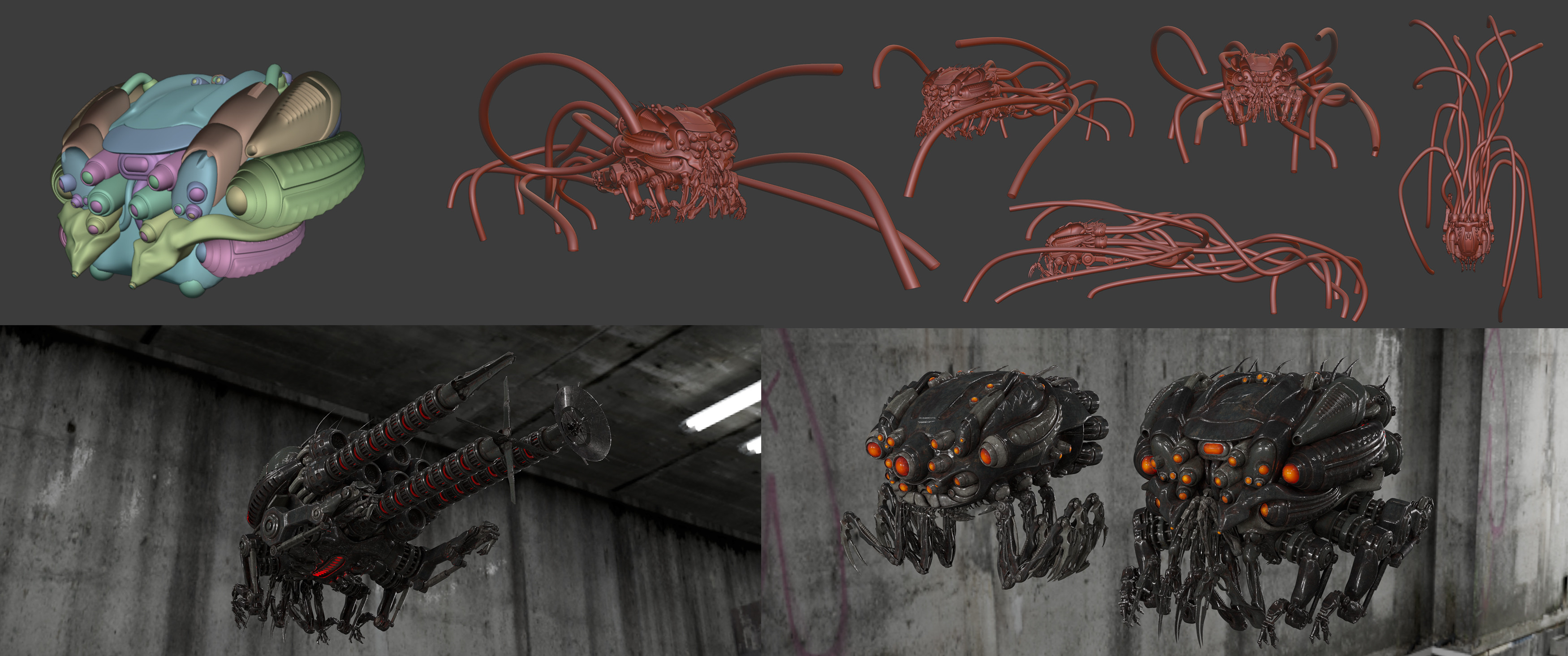 Concept art making of.