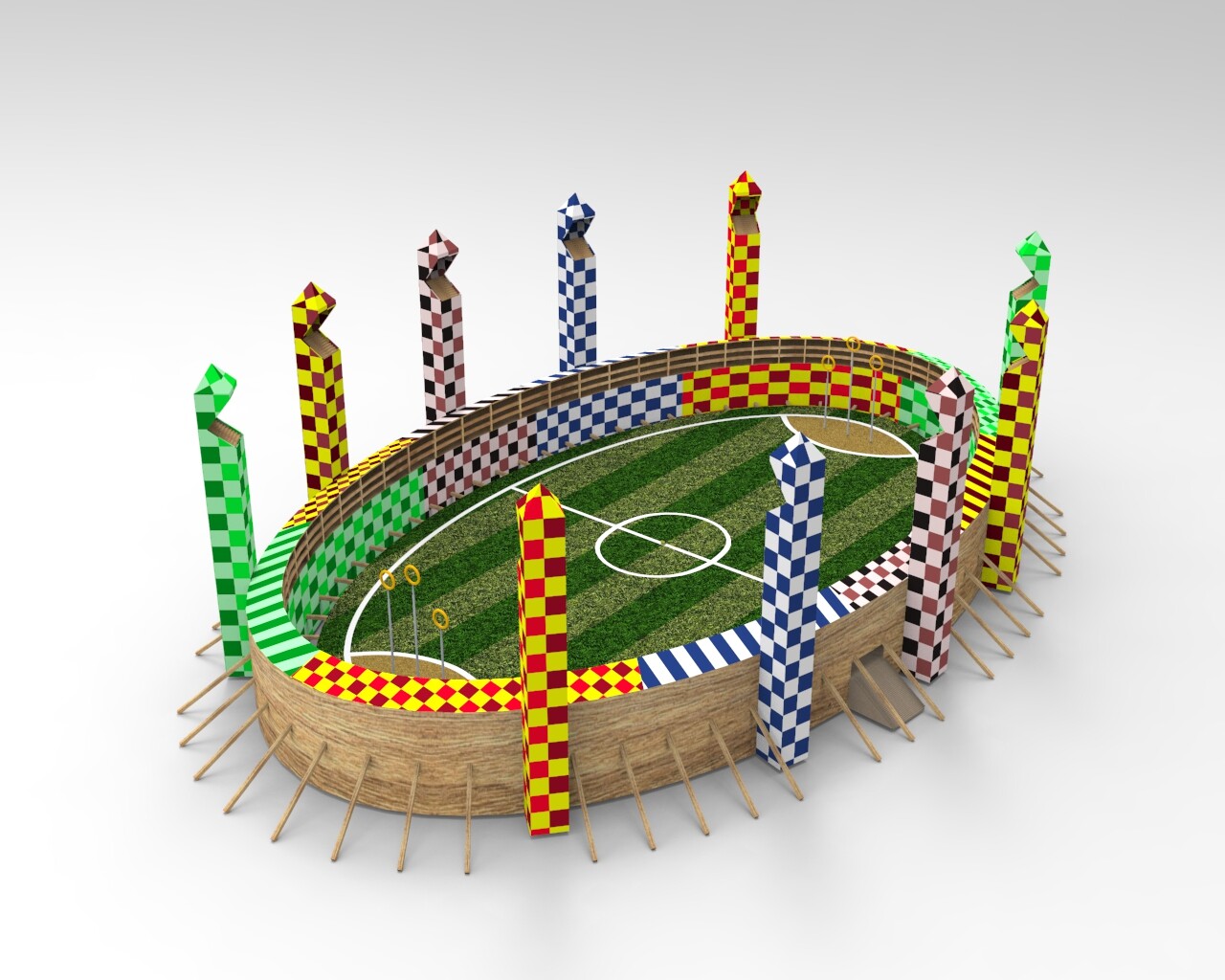 ArtStation Quidditch Ground Harry Potter