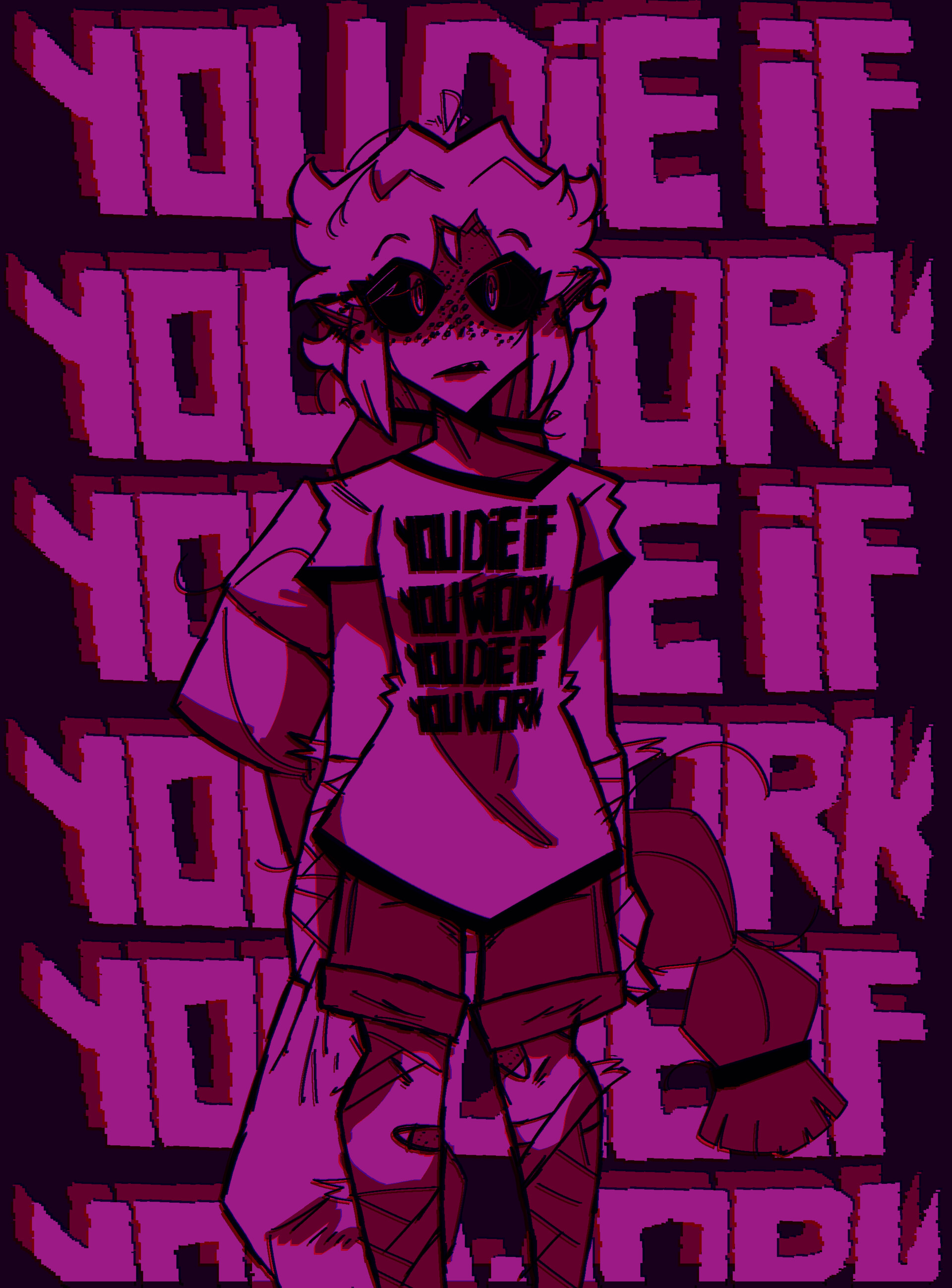 ArtStation YOU DIE IF YOU WORK artstation-you-die-if-you-work