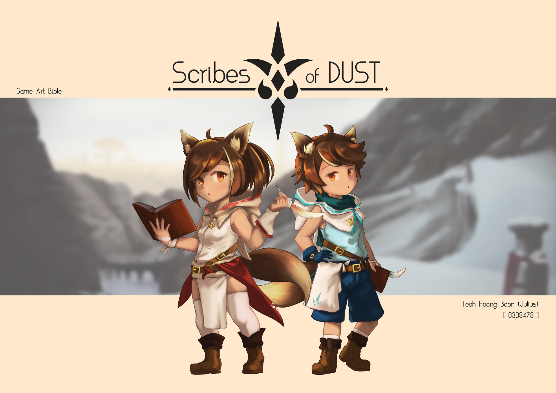 ArtStation [Game Art Bible] Scribes of Dust