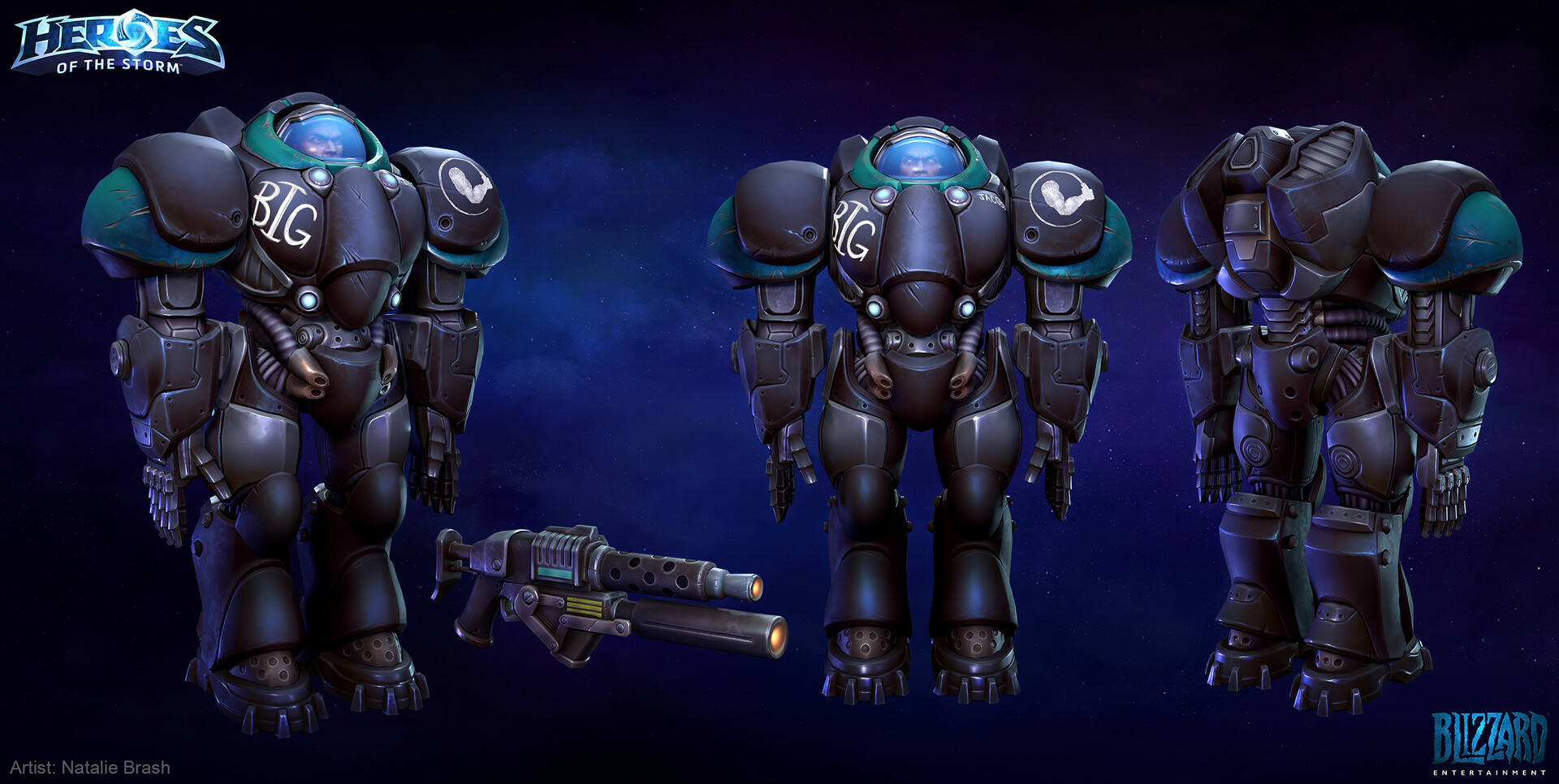 ArtStation - Heroes of the Storm - Skins02