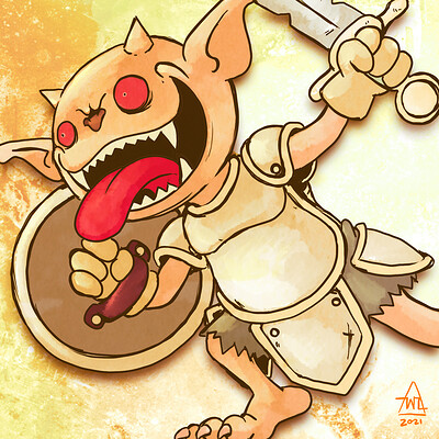 Day 255 - Gleeful Grublin
