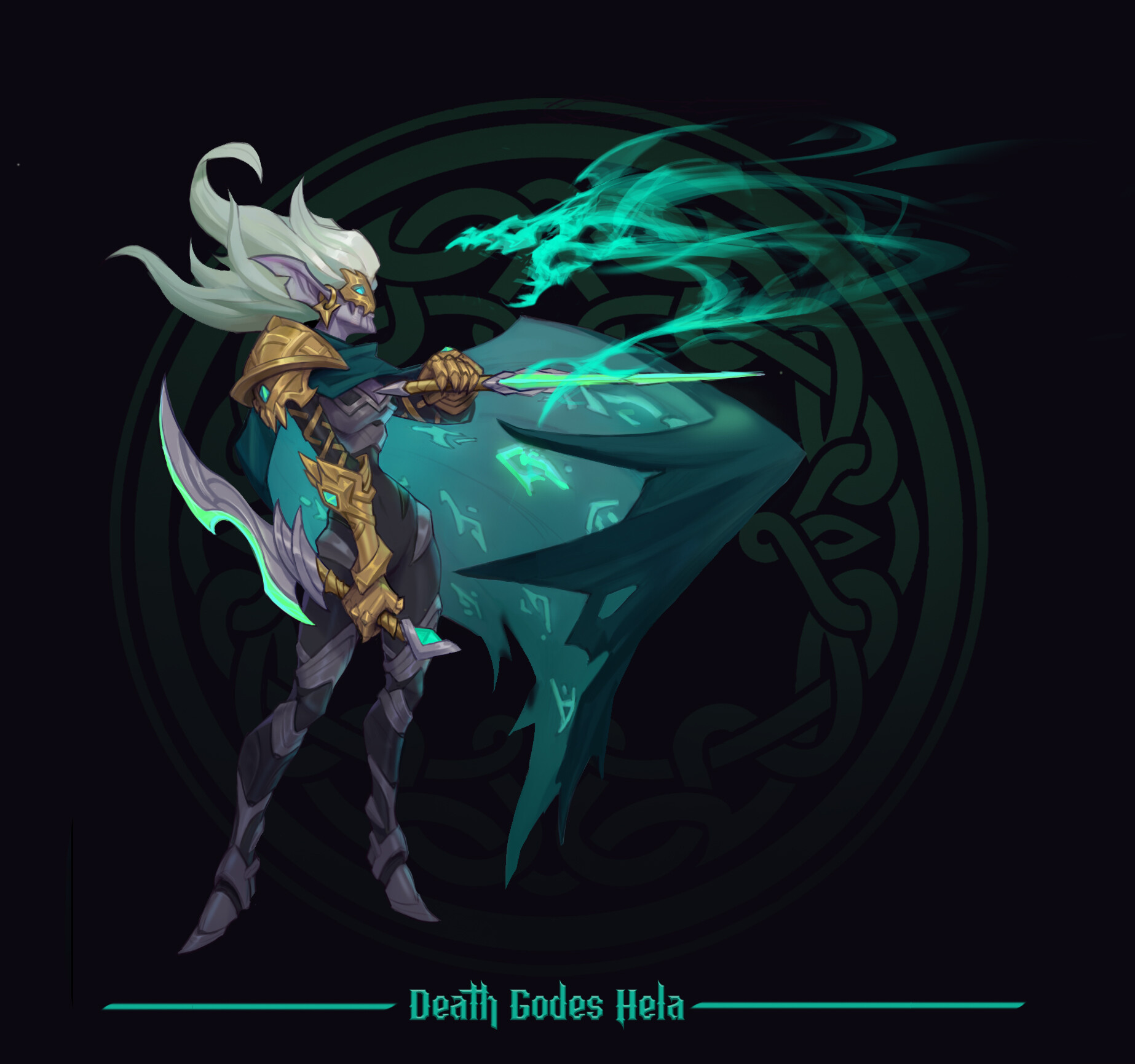 Artstation 死亡女神海拉