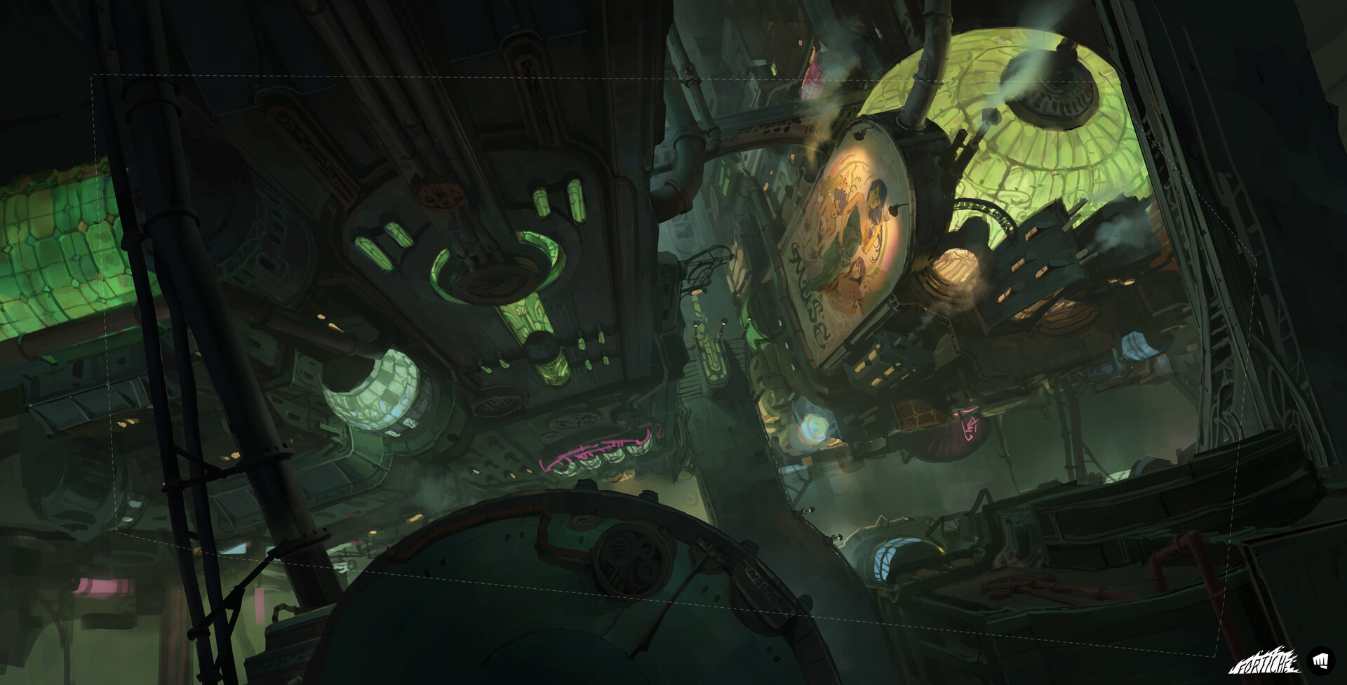 ArtStation - Arcane - Background painting