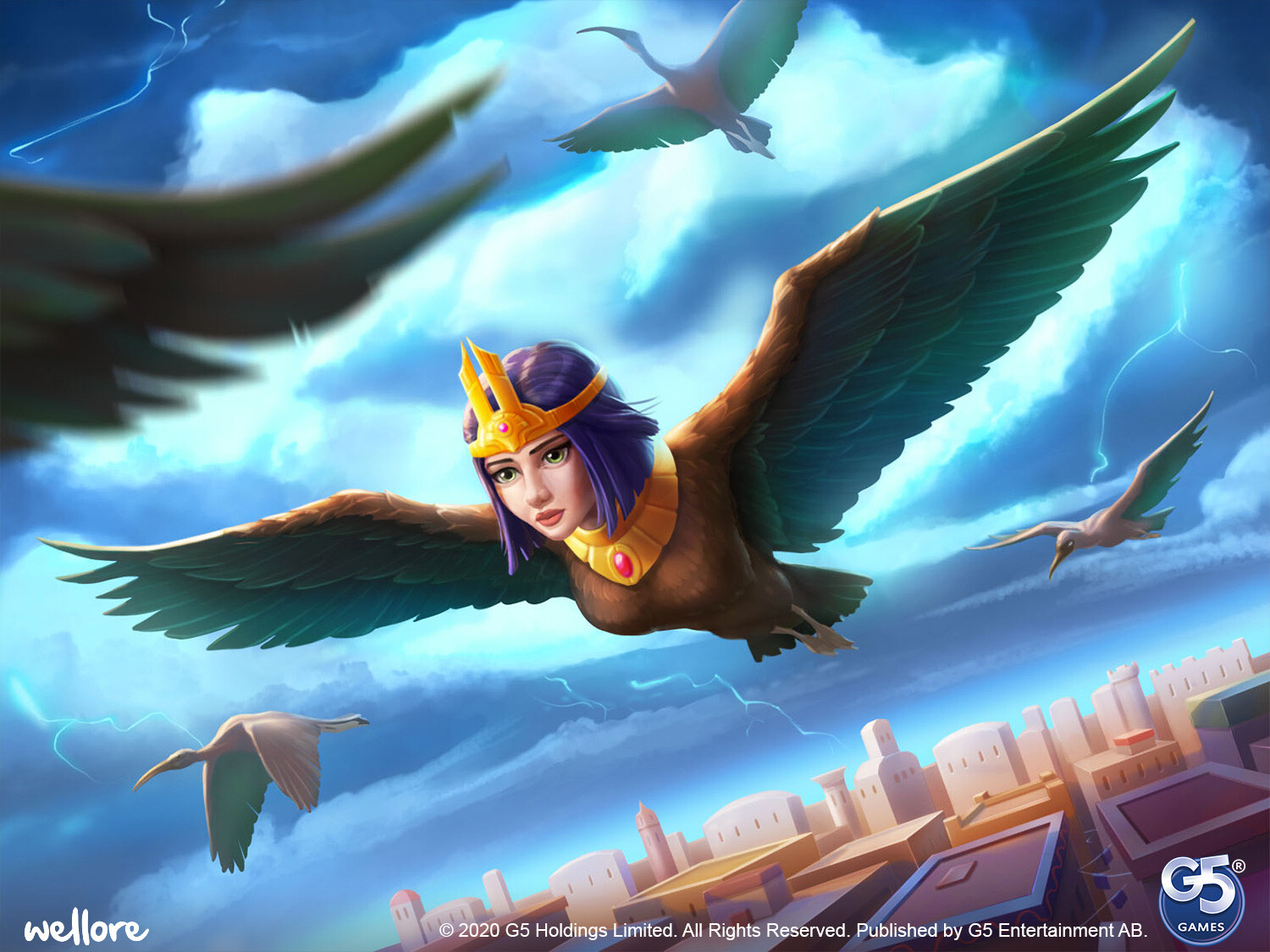 Jewels of Egypt - Game illustration for G5