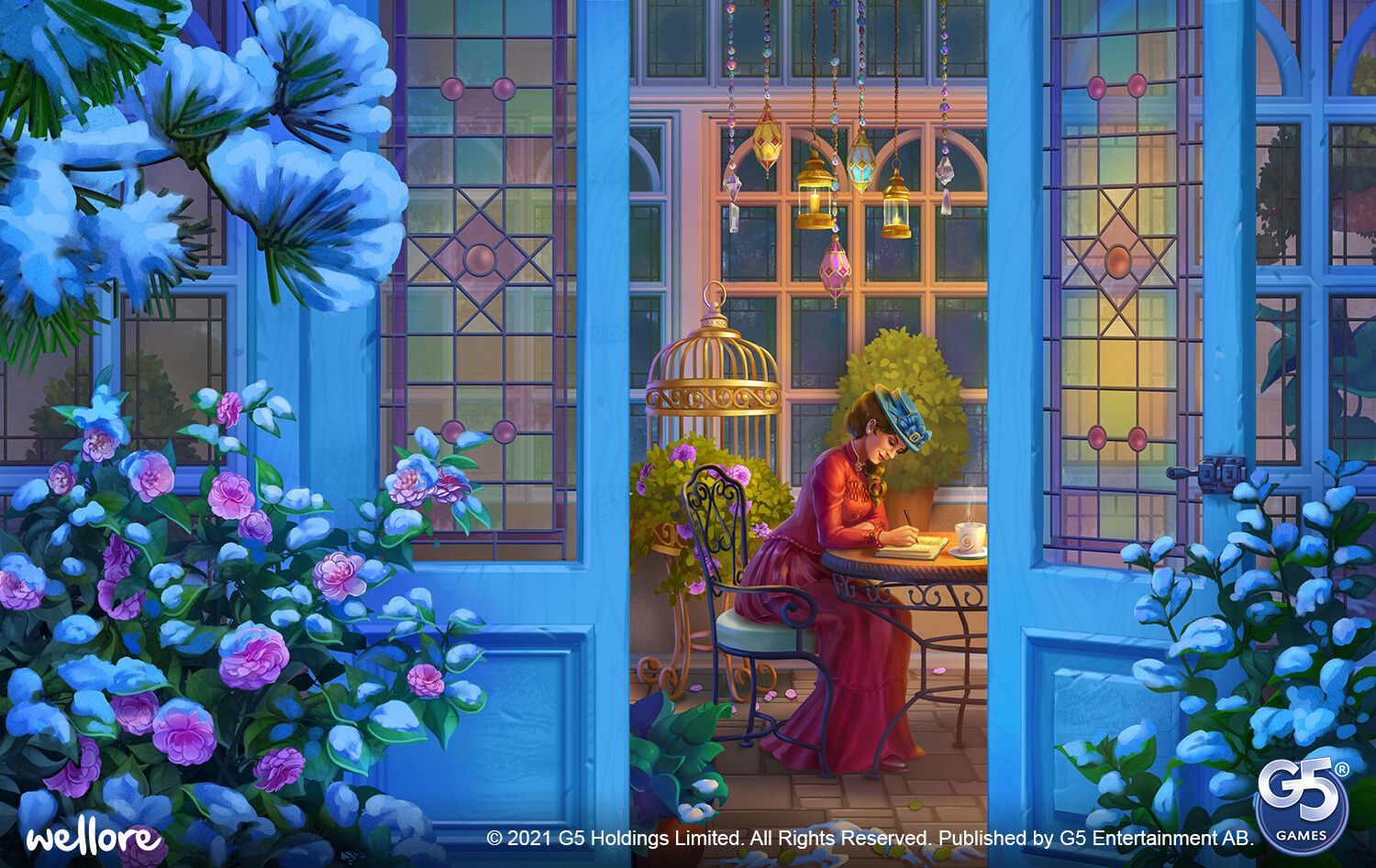 Jewels of the Wild West - Game illustration for G5