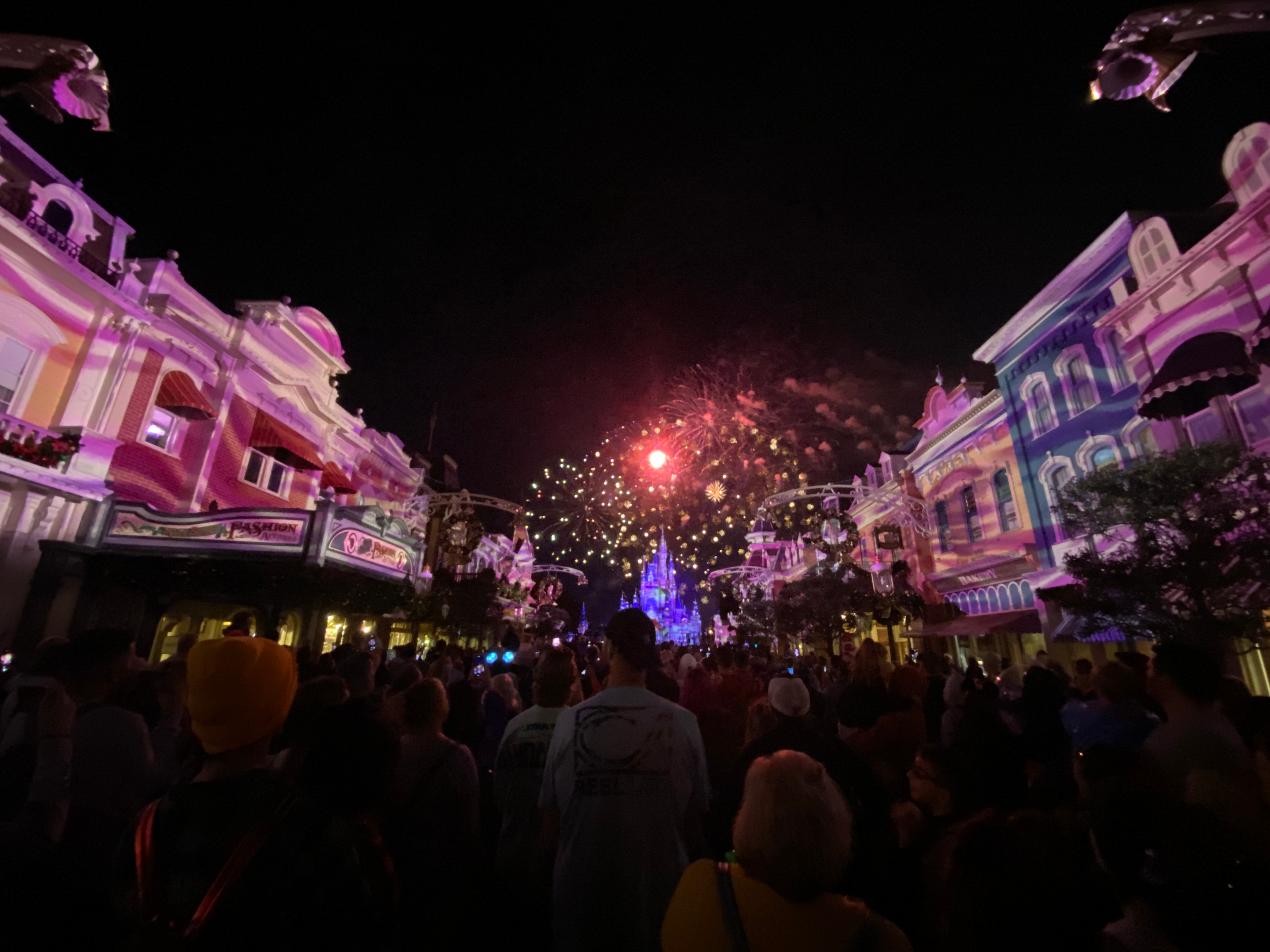 The same chaos magic was applied to Main Street and moves down towards the castle on the animate in