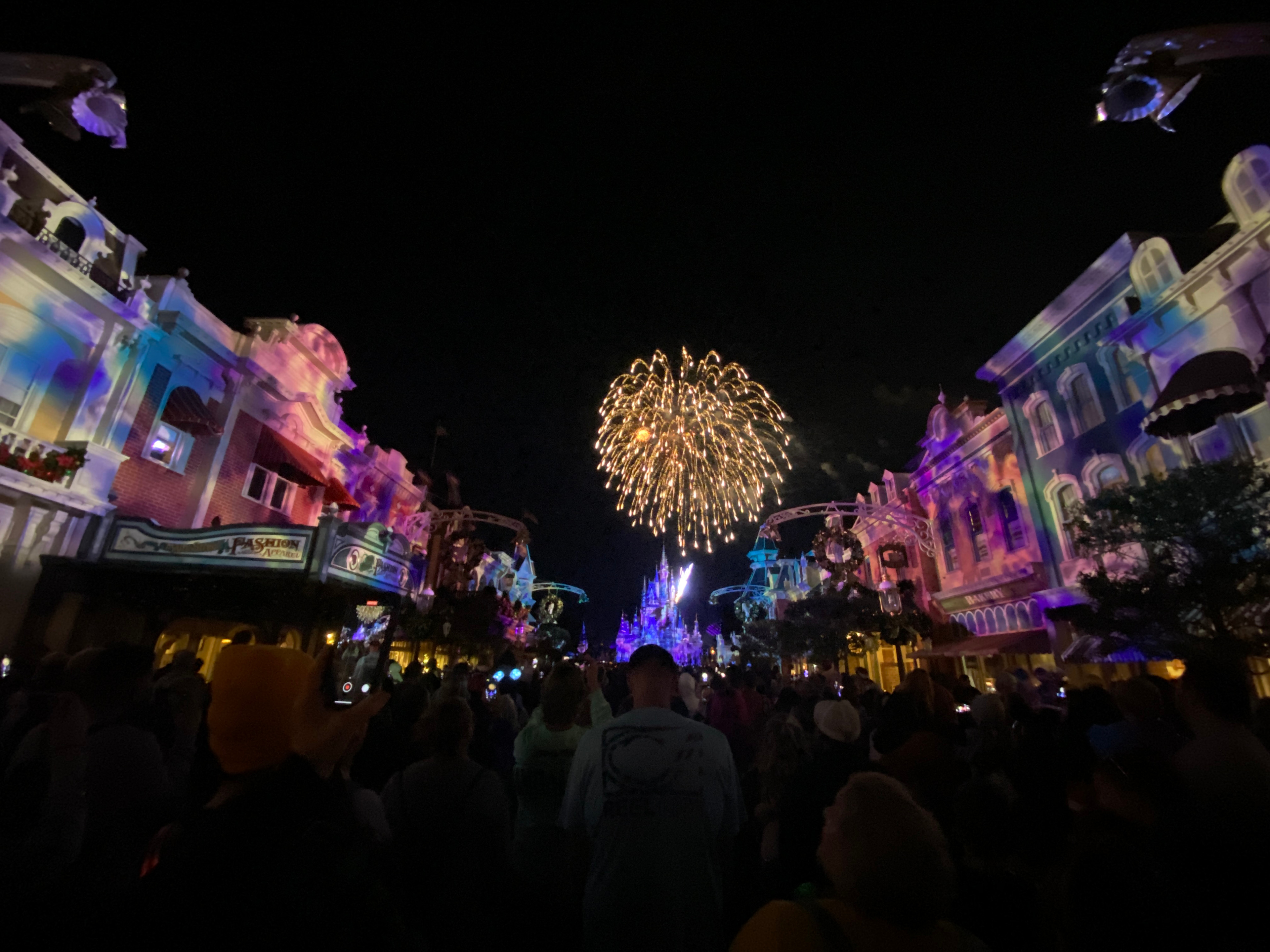 View of the sequence from Main Street USA